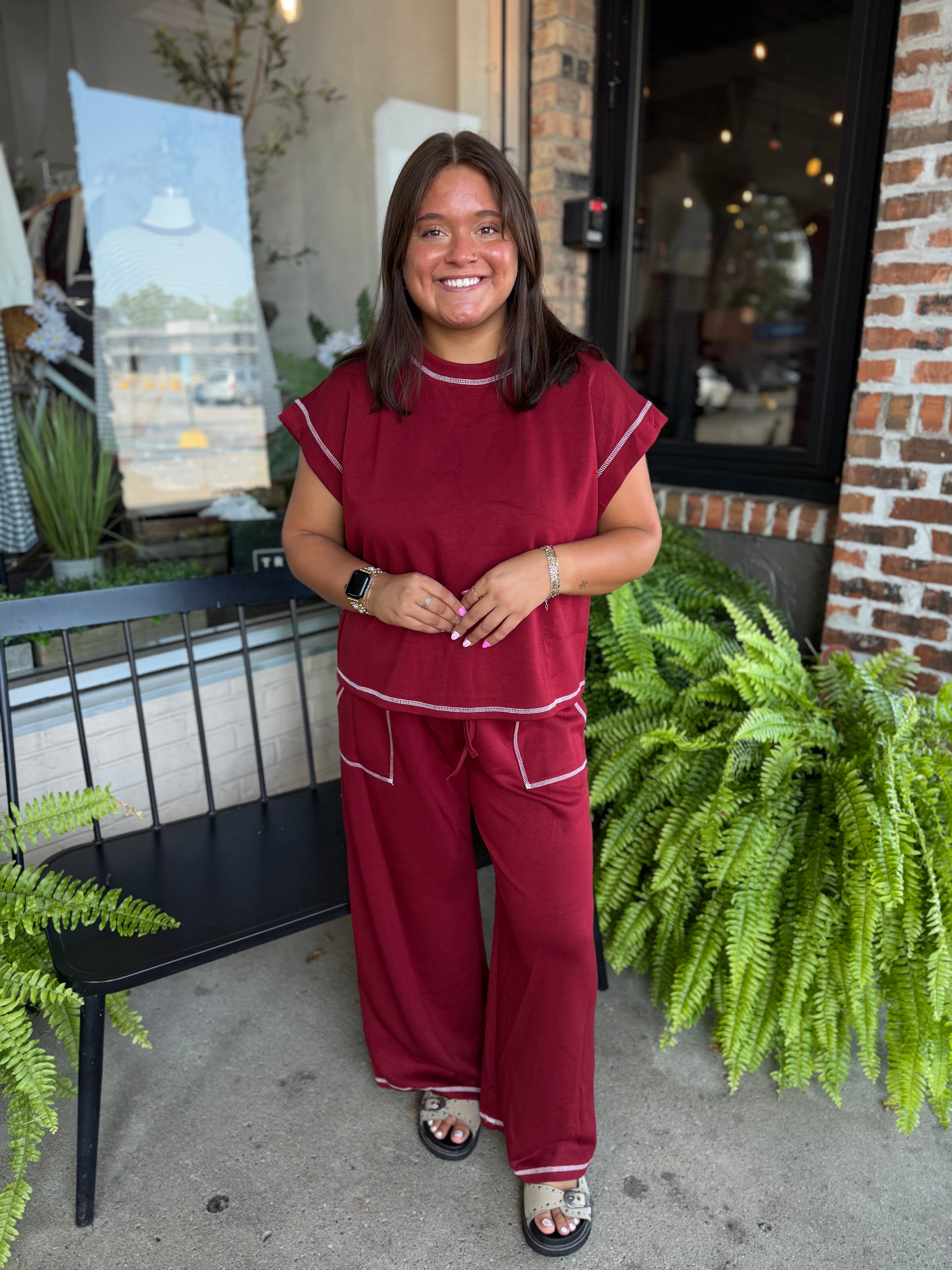 Maroon Scuba Lounge Pants