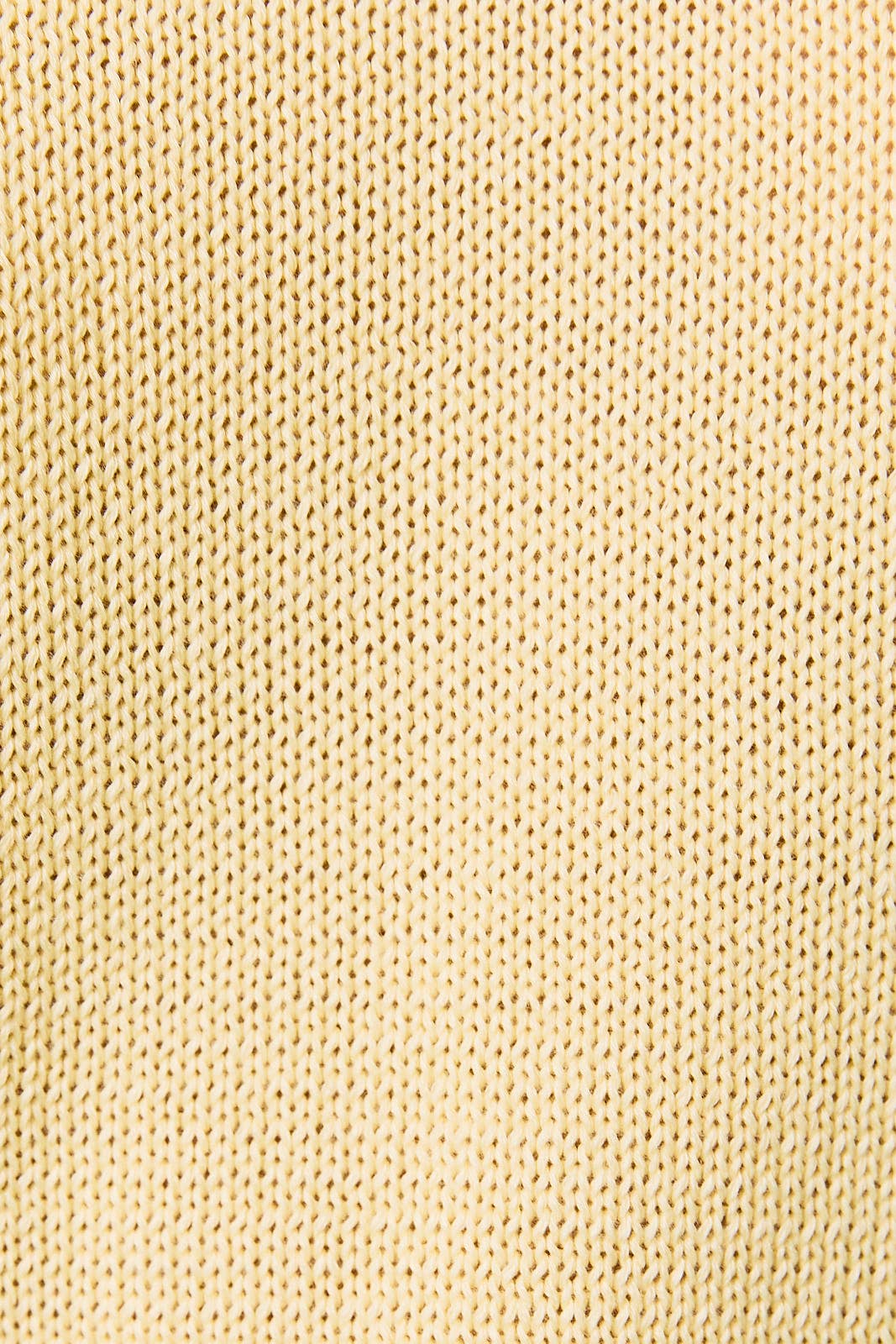 Yellow Pleat Detail Sweater