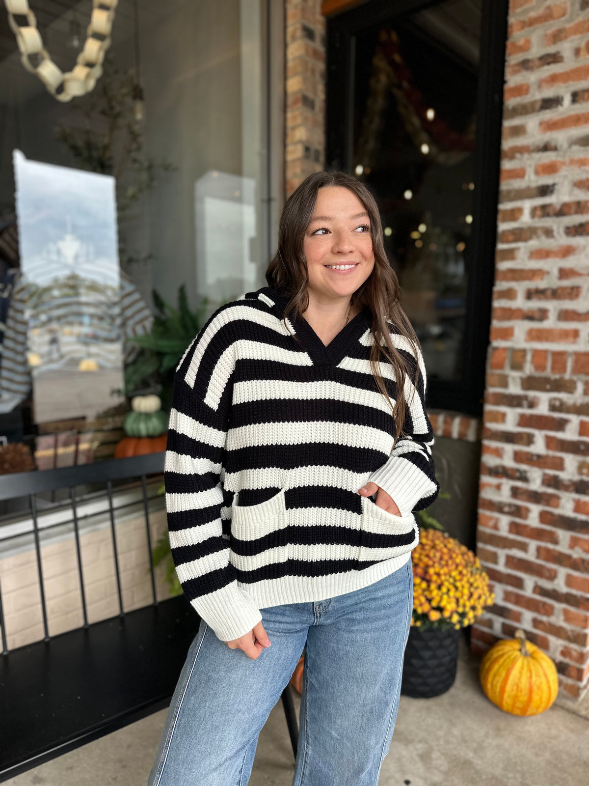 Front Patch Pocket Sweater