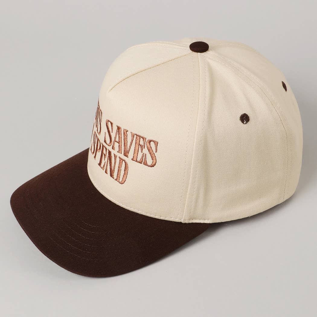 JESUS SAVES I SPEND Hat