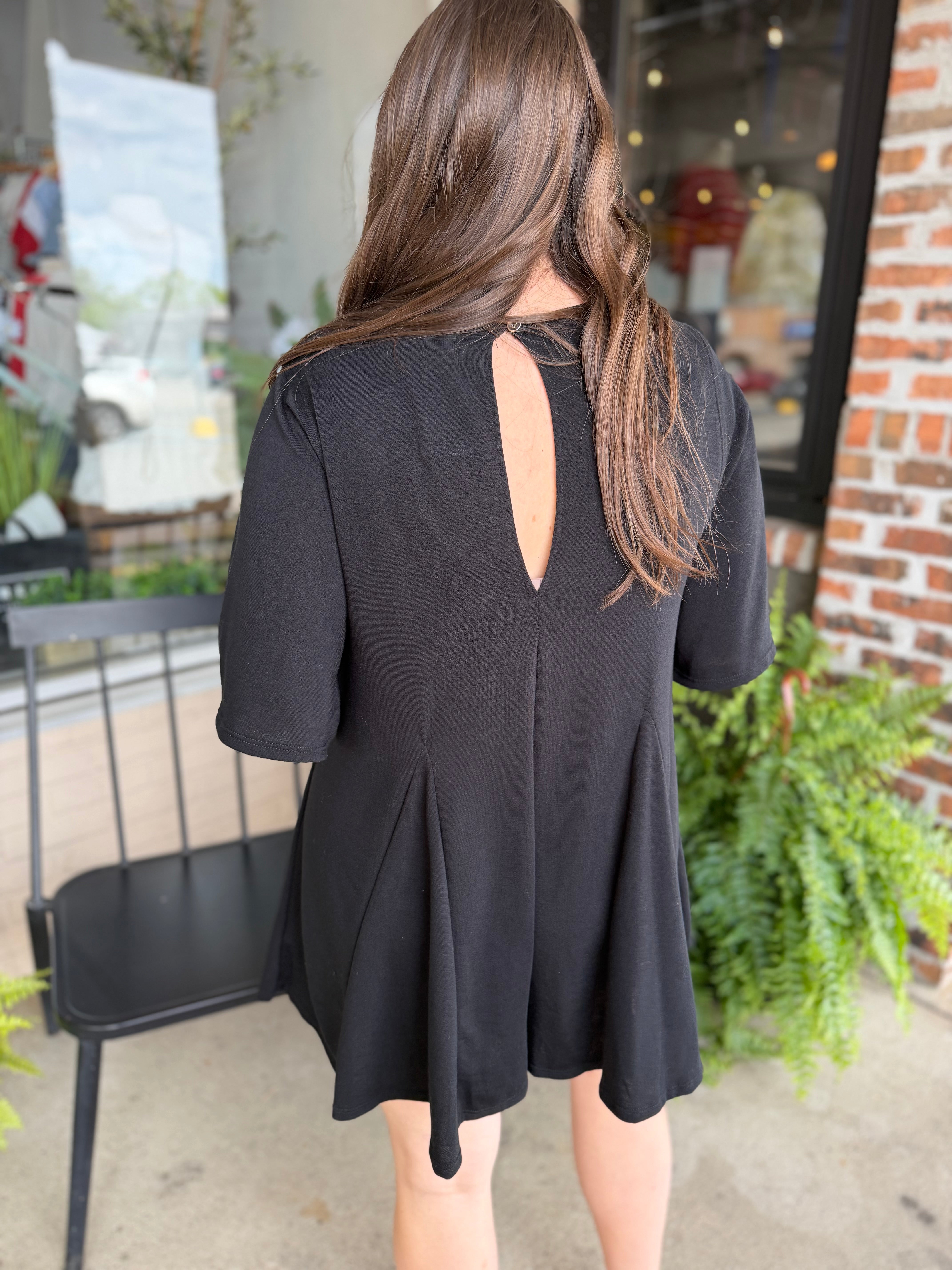 Black T-Shirt Romper