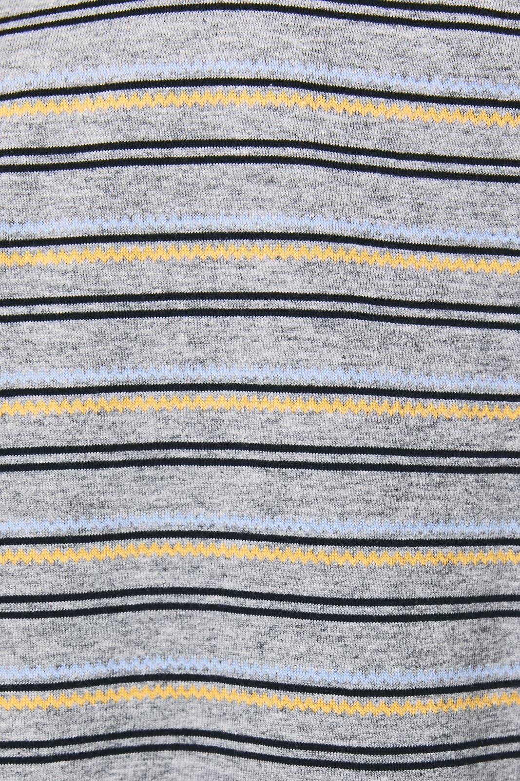 Grey Multi Stripe Short Sleeve Top