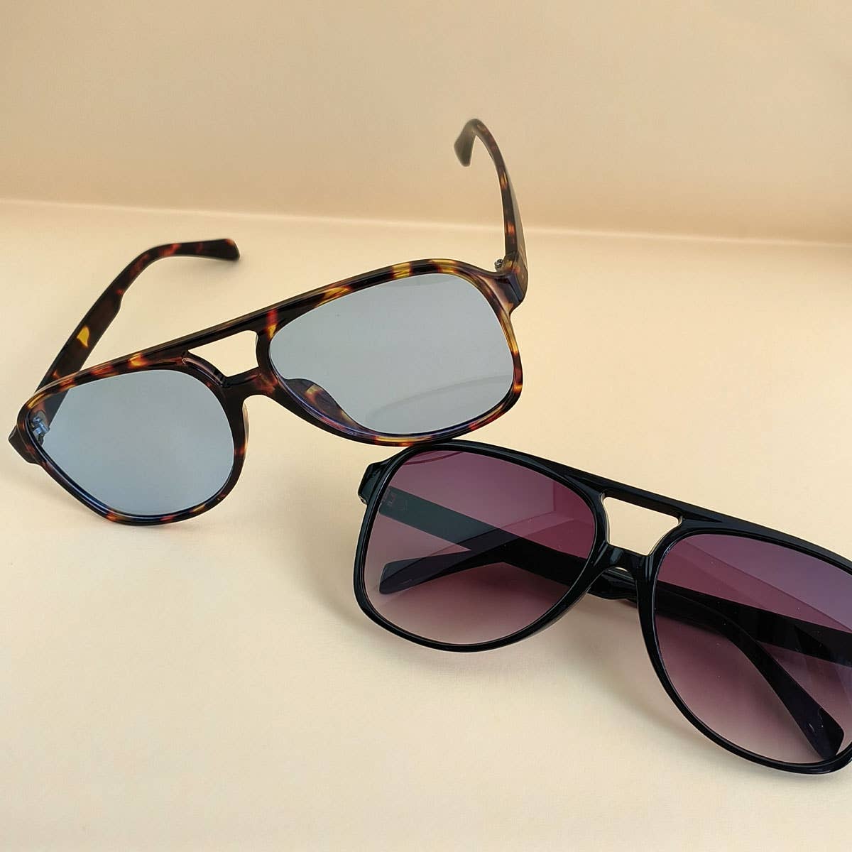 Leopard Aviator Sunglasses