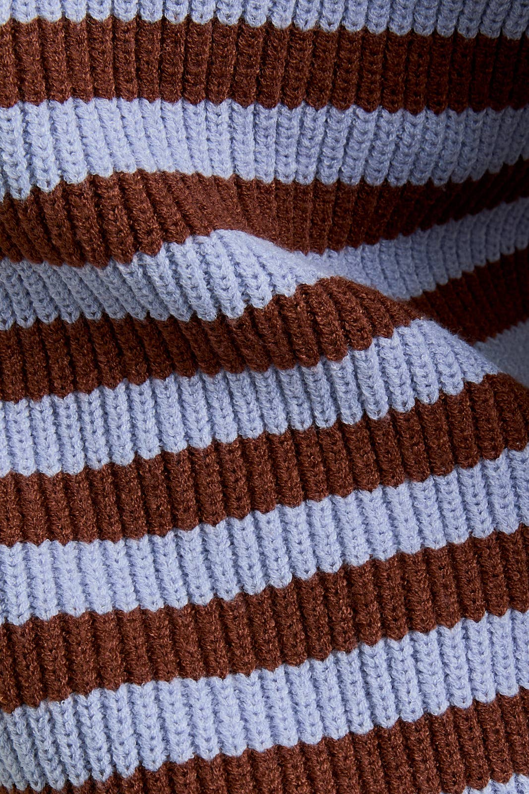 Brown and Blue Stripe Sweater Cardi - FINAL SALE