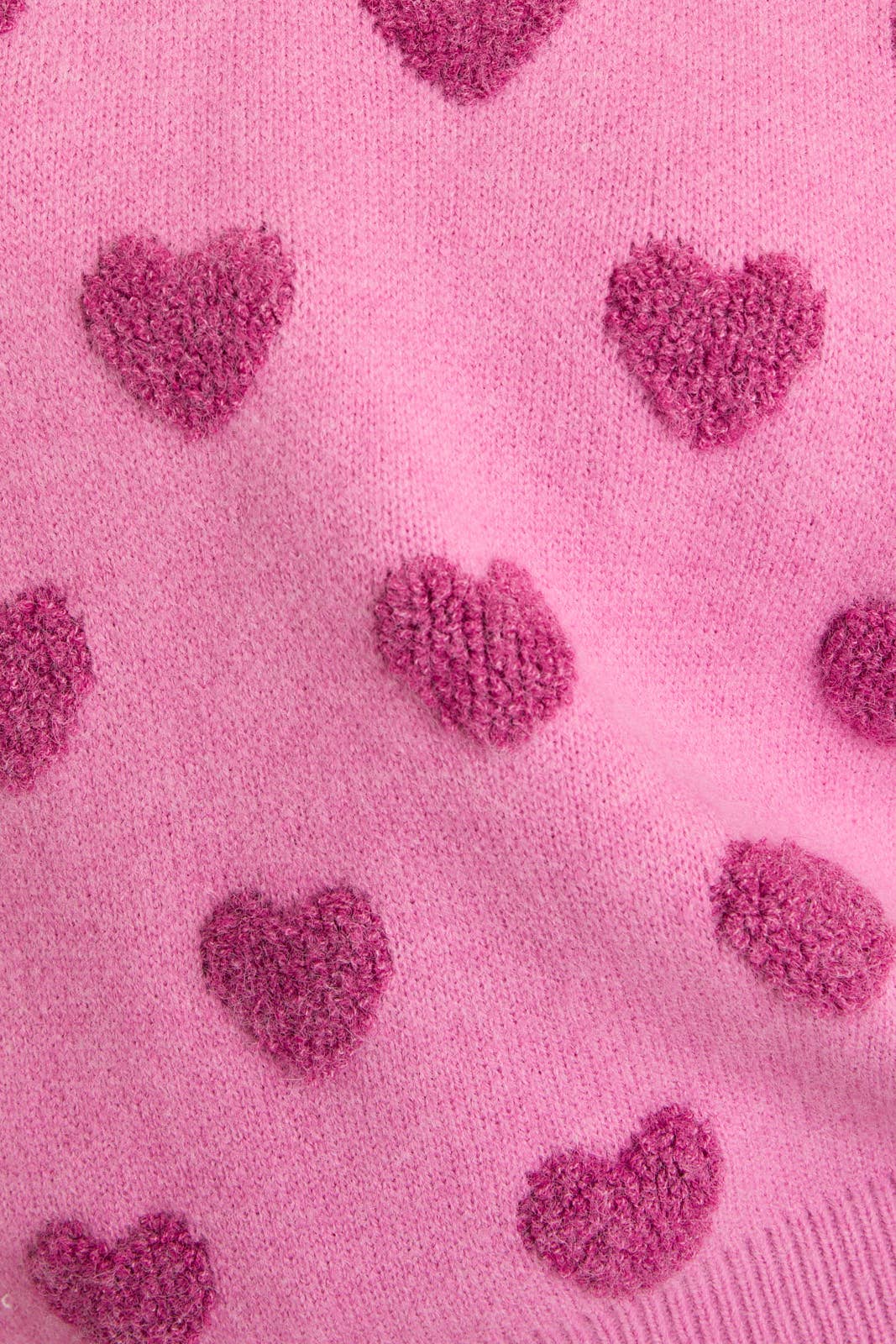 Pink Heart Sweater