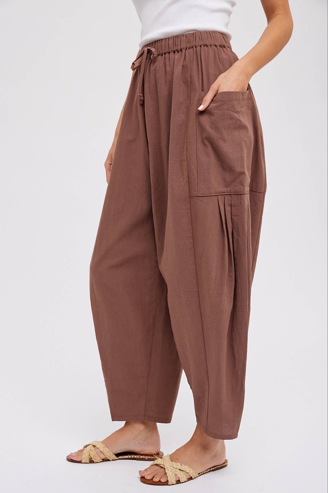 MOCHA HAREM PANTS
