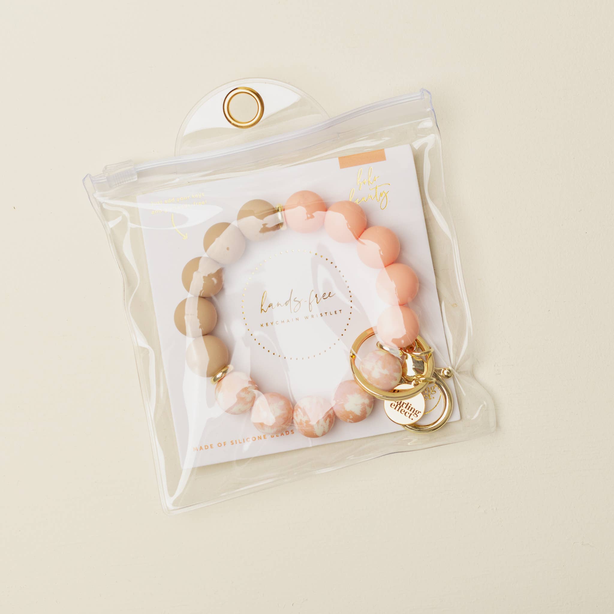 Hands-Free Keychain Wristlet-Boho Beauty