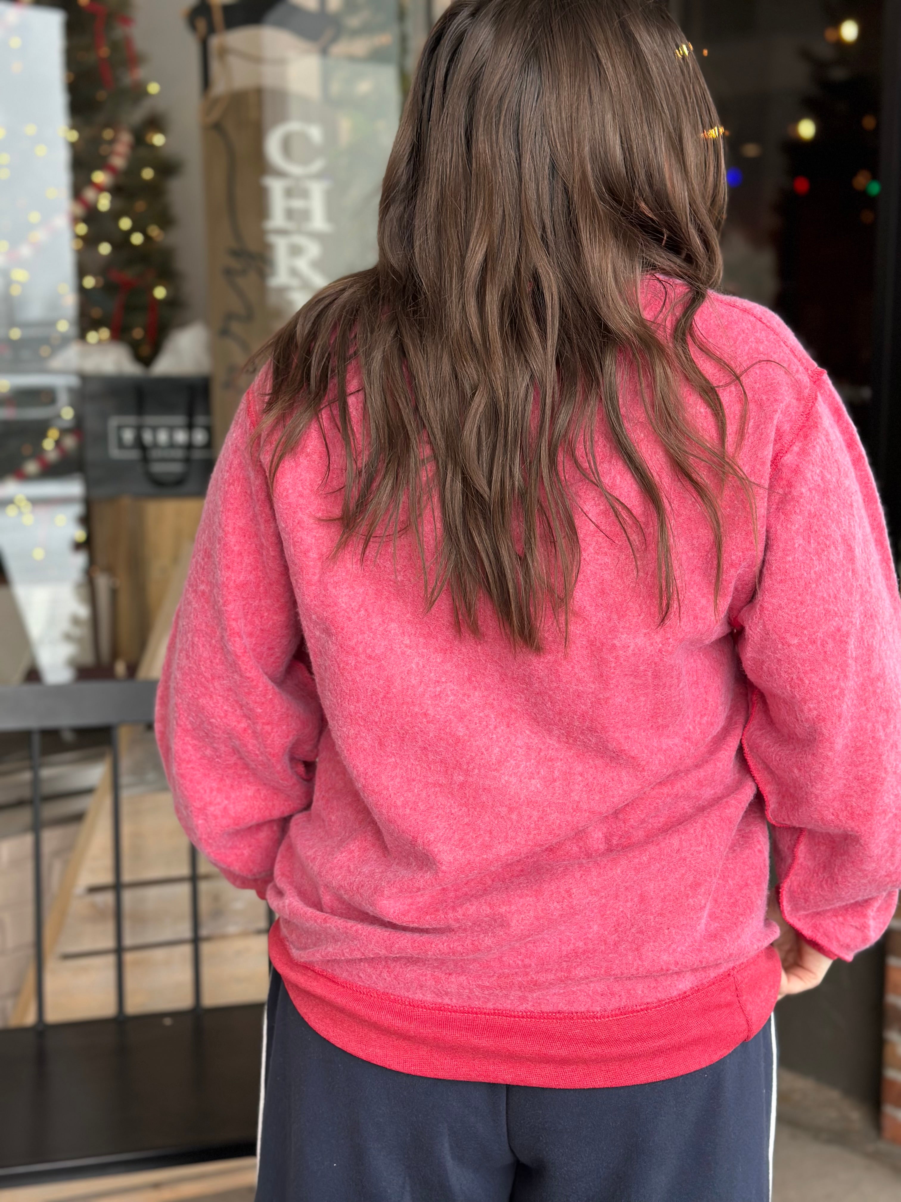 Inside out Santa Sweatshirt - FINAL SALE