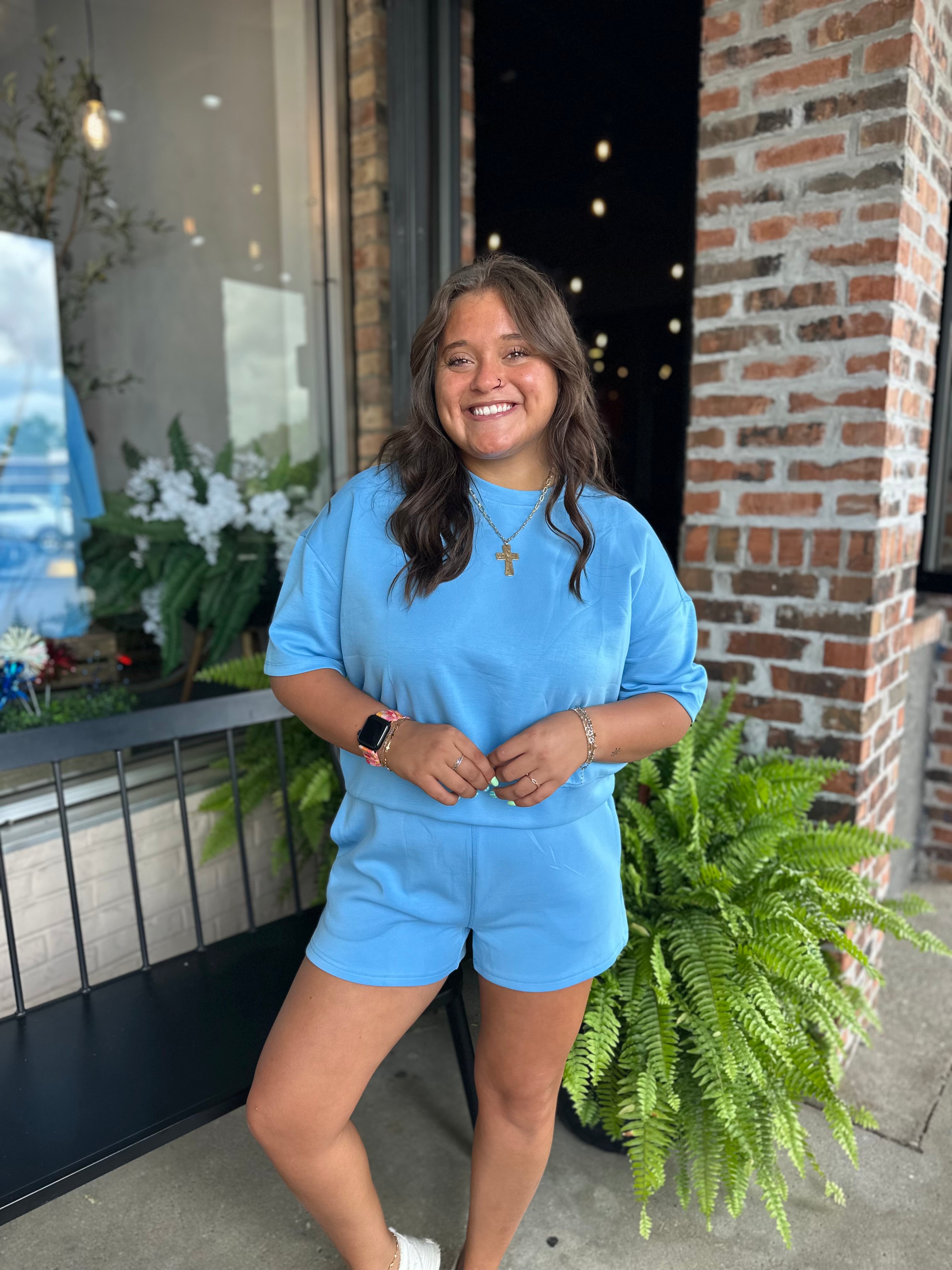 Blue Scuba Lounge Shorts
