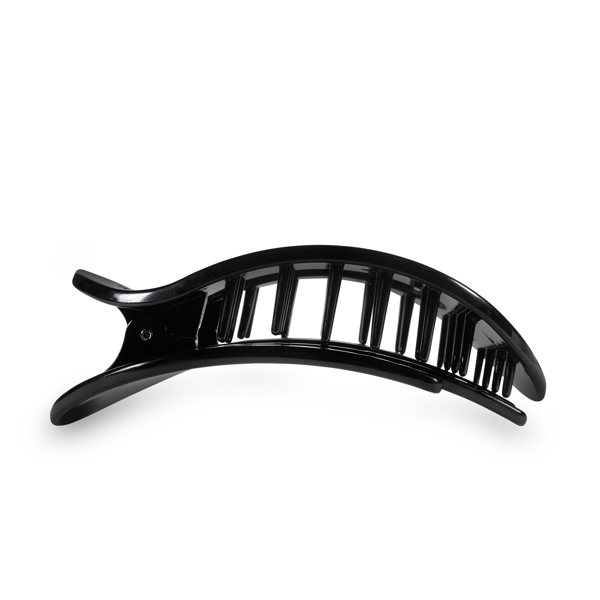 Jet Black Large Flat Round Clip