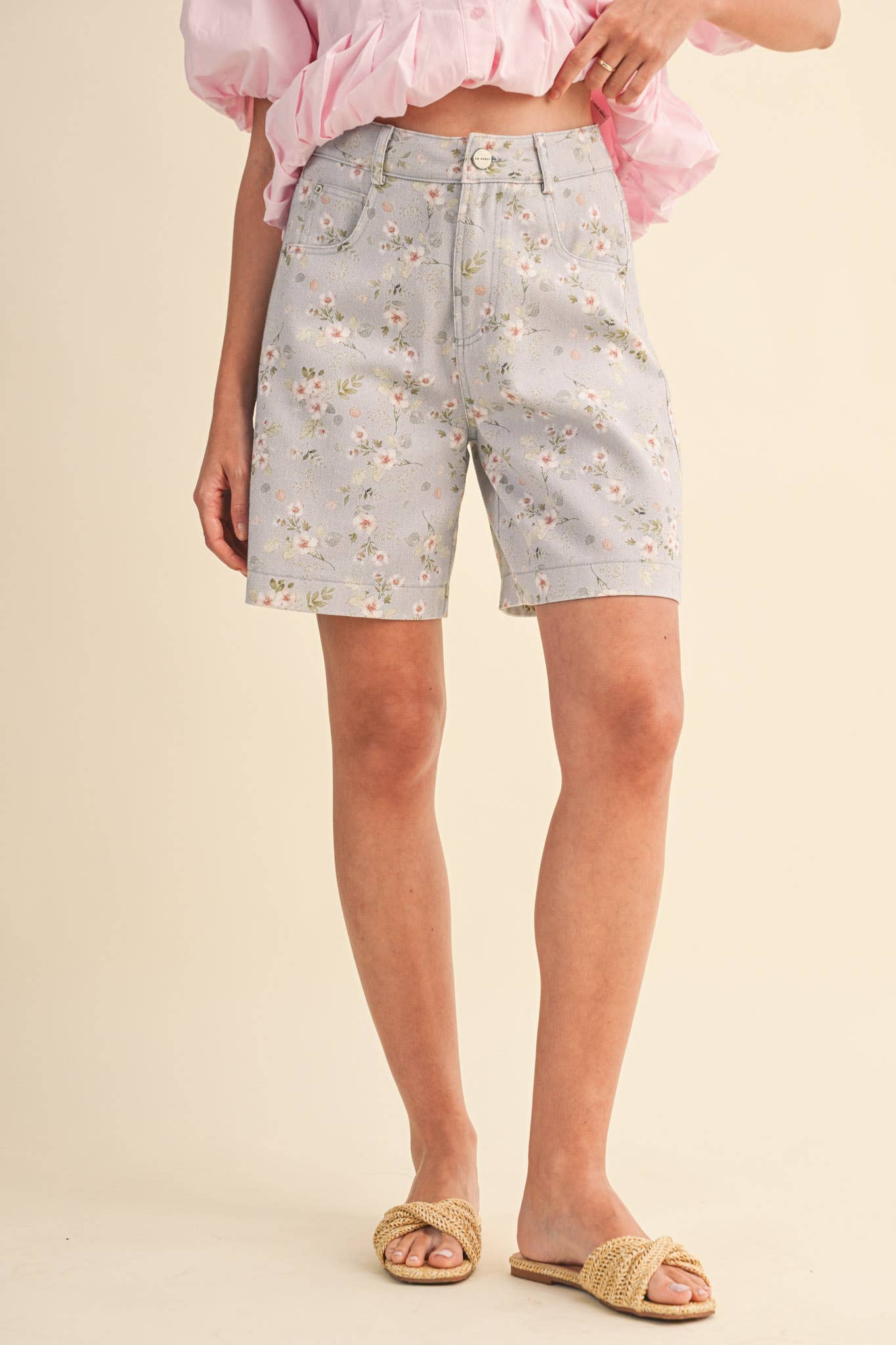Floral Bermuda Shorts