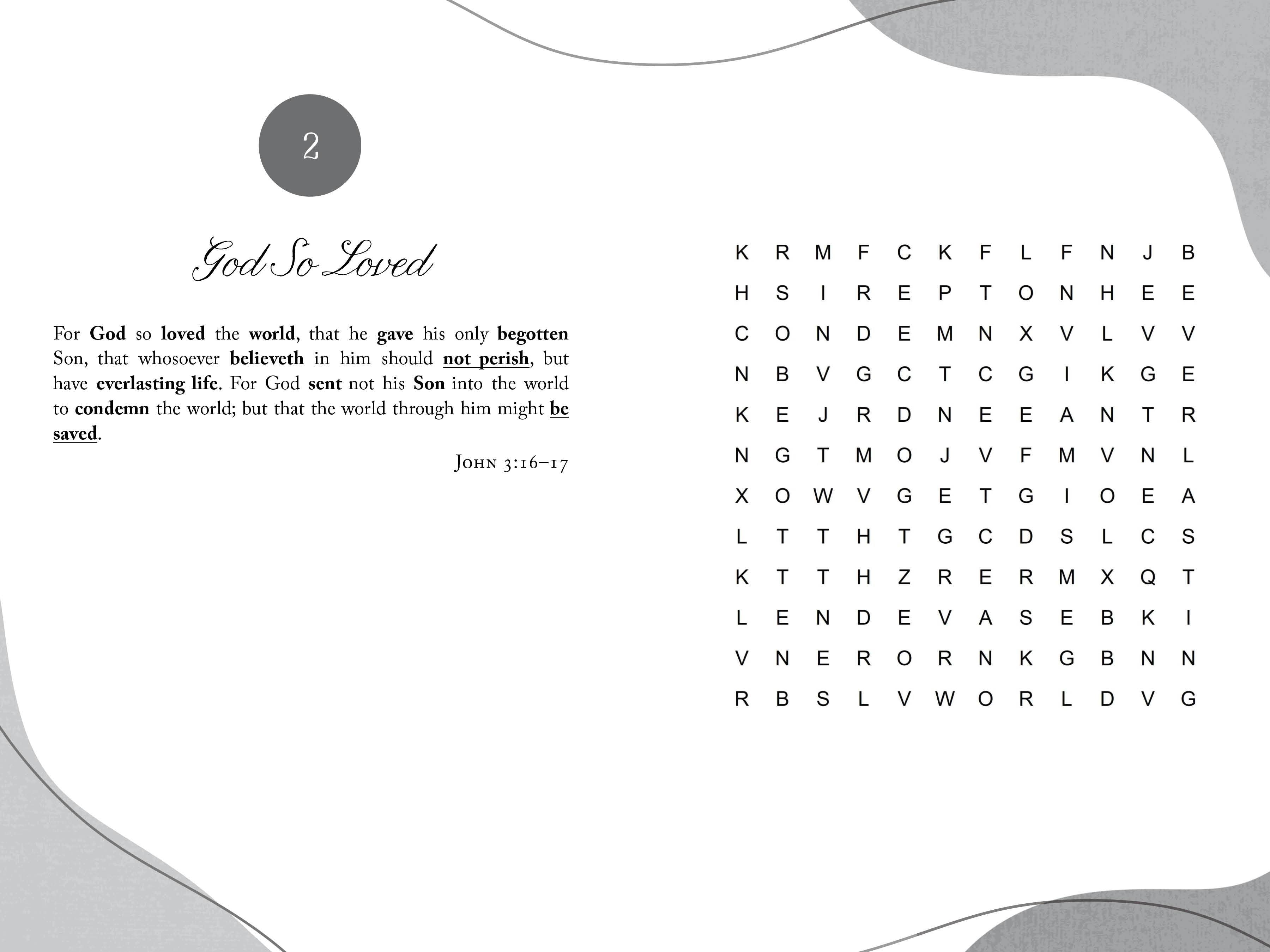 Calming Bible Word Searches