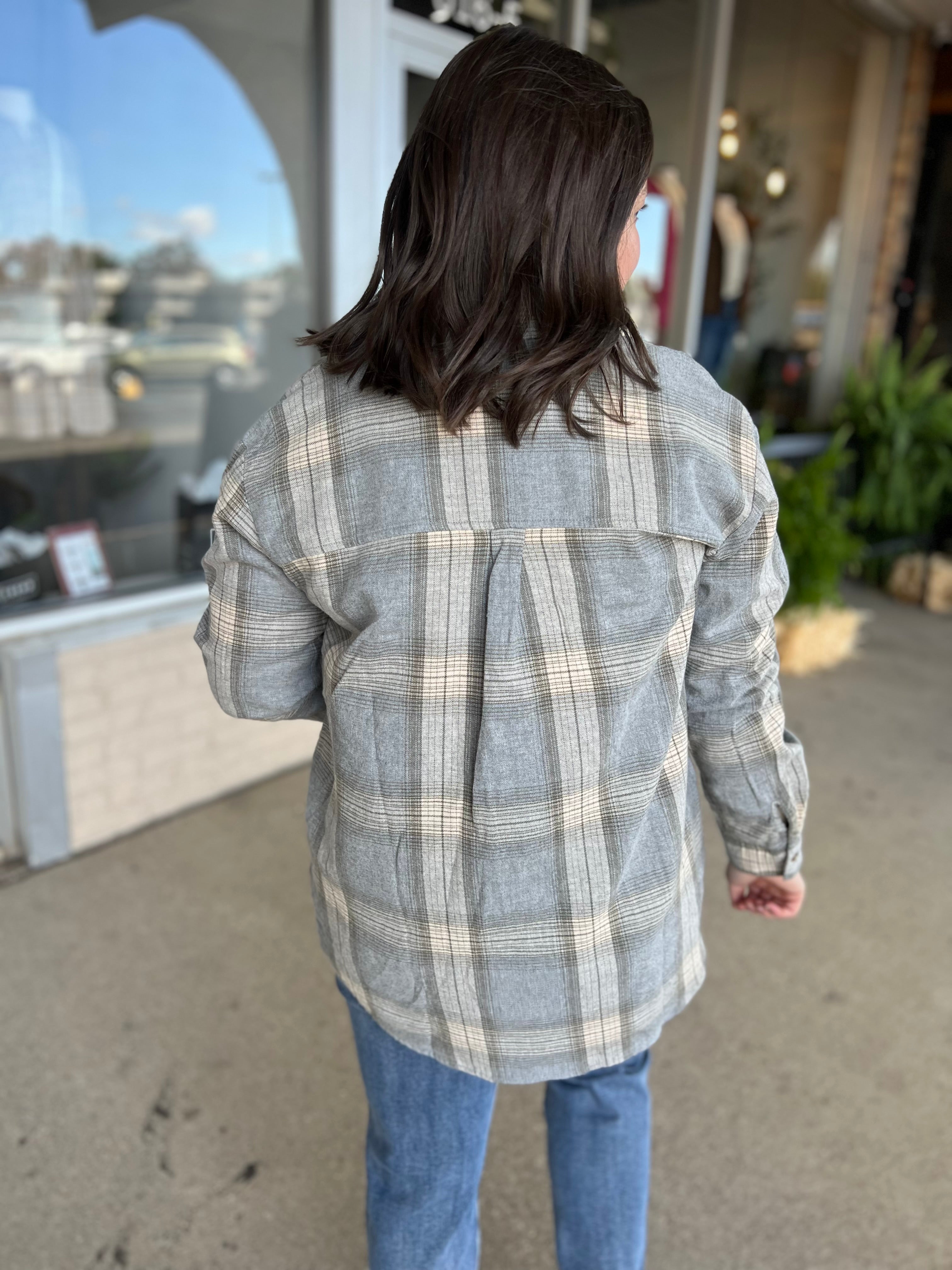 Sage Oversize Flannel