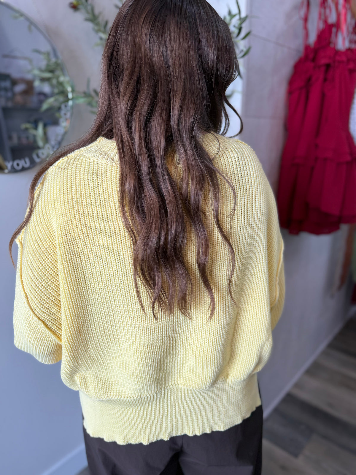 Yellow Pullover Sweater