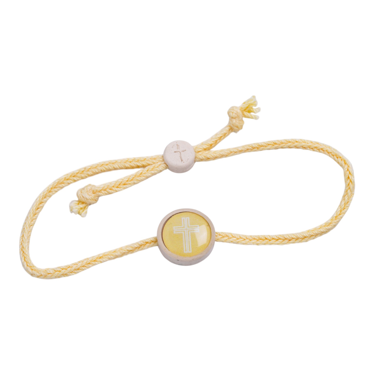 Honeysuckle Tap To Pray® Braided Bracelet