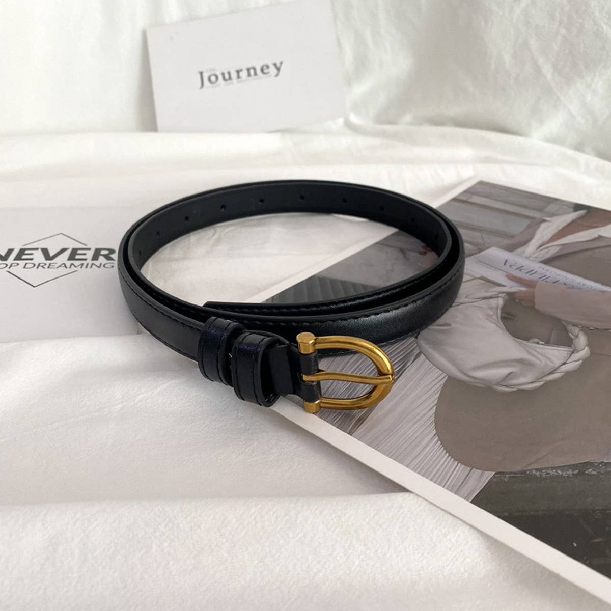 Black Thin Belt