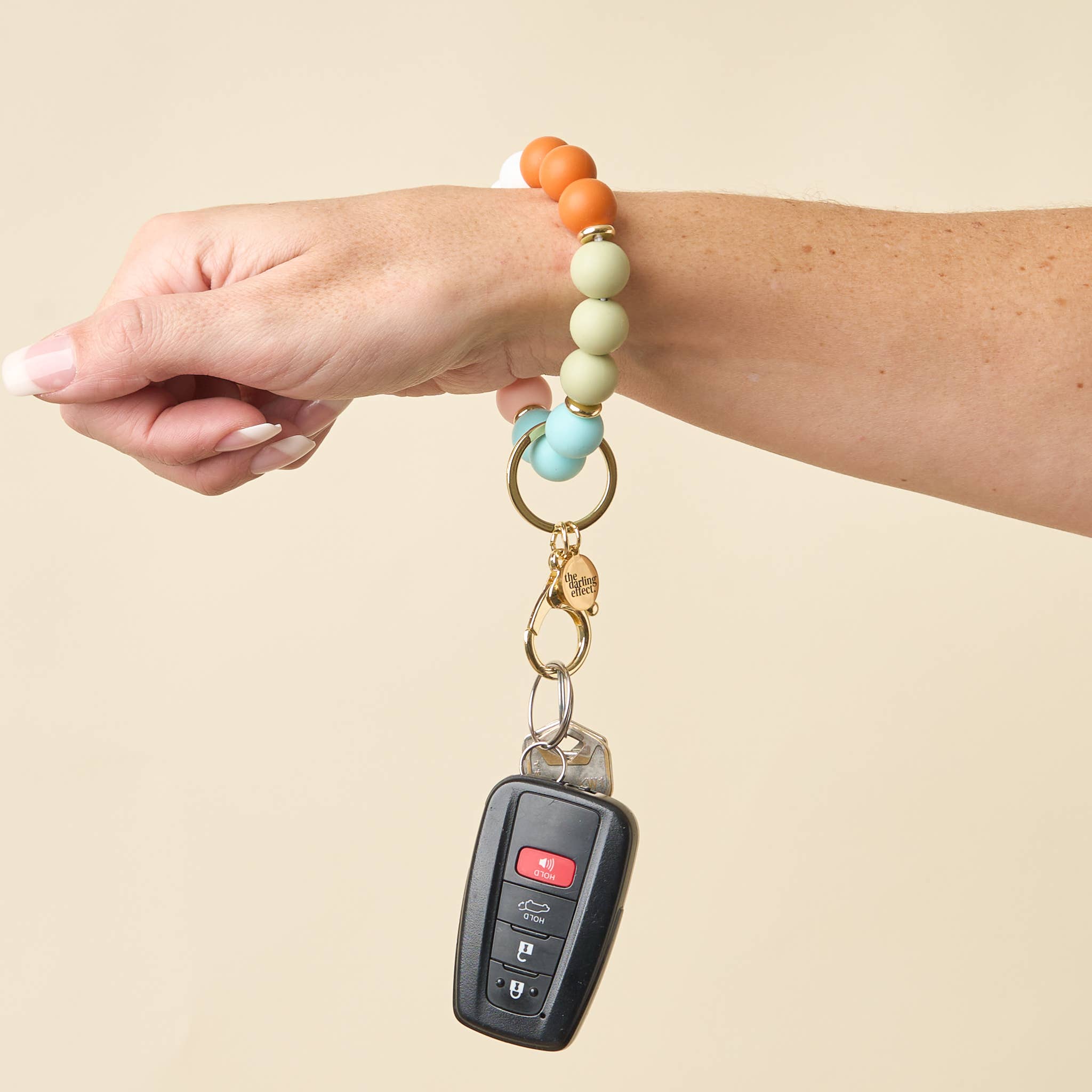 Hands-Free Keychain Wristlet-Happy Place