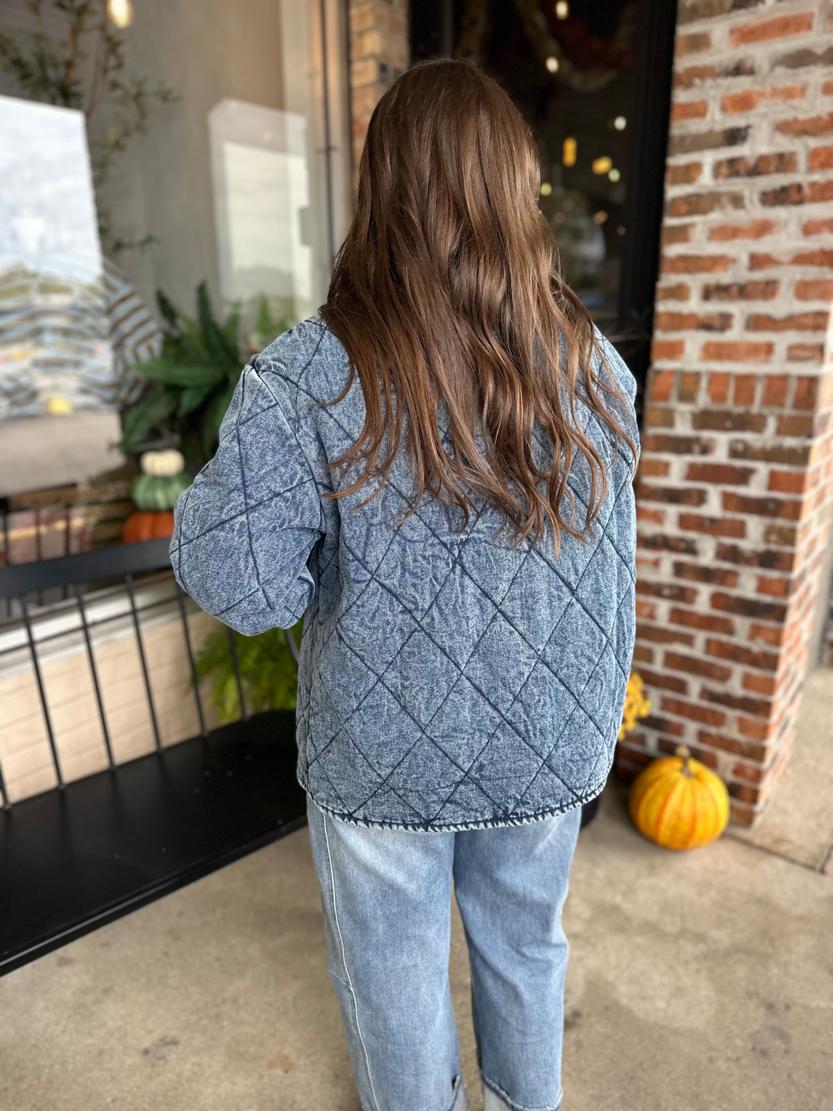 Denim Quilted Jacket - FINAL SALE