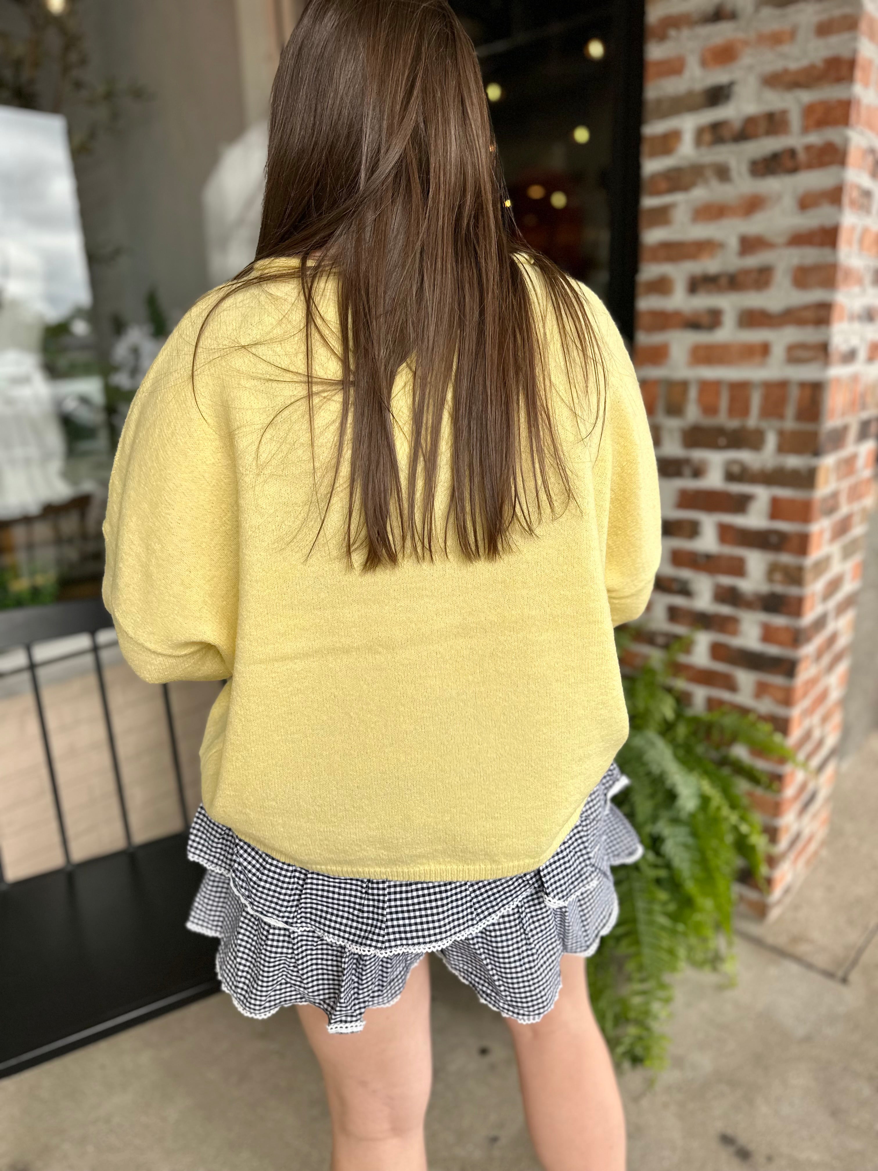 Banan Knit Rolled Round Neck Pullover