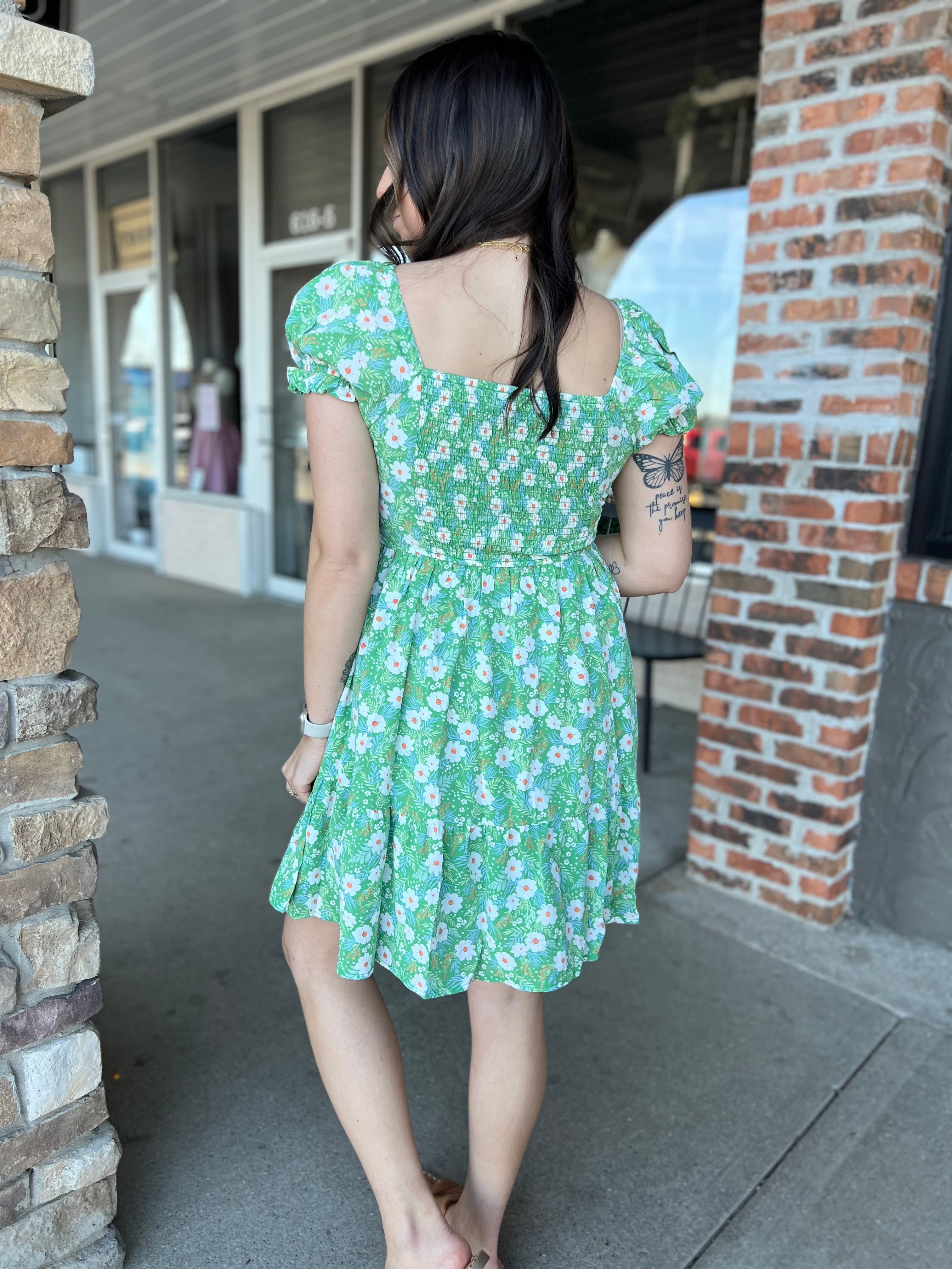 Fern Floral Mini Dress - FINAL SALE