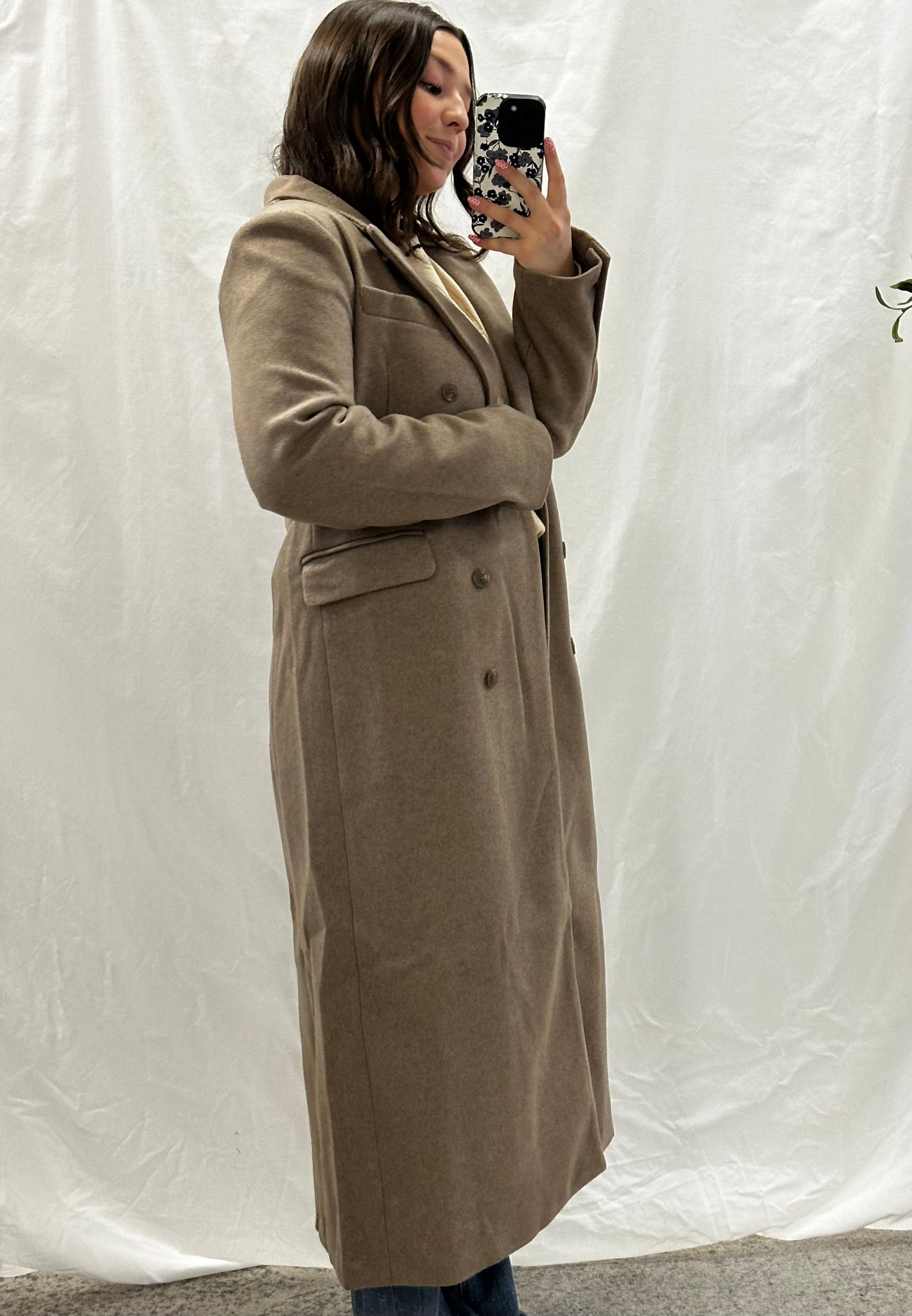 Mocha Longline Coat