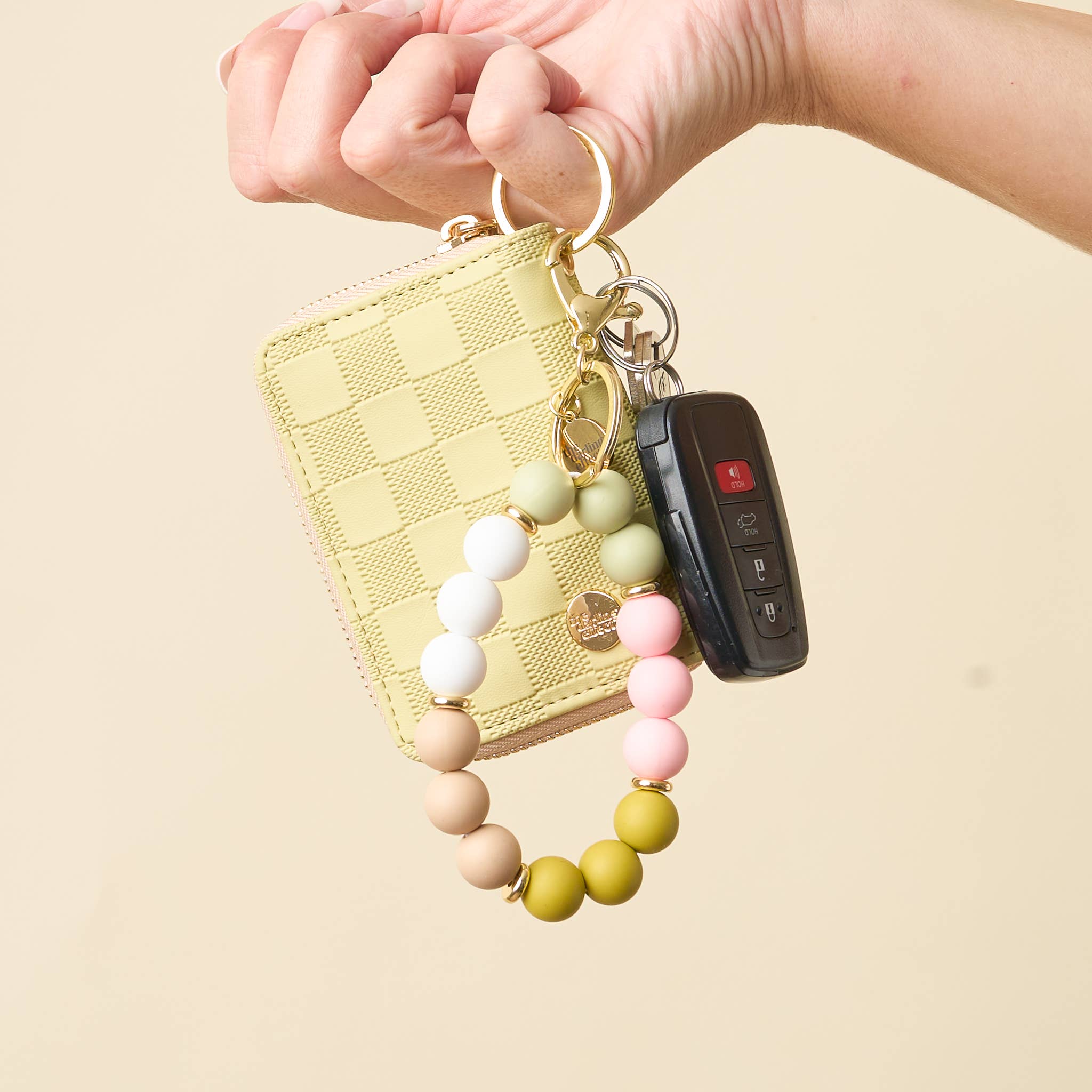 Hands-Free Keychain Wristlet-Sweet Pea