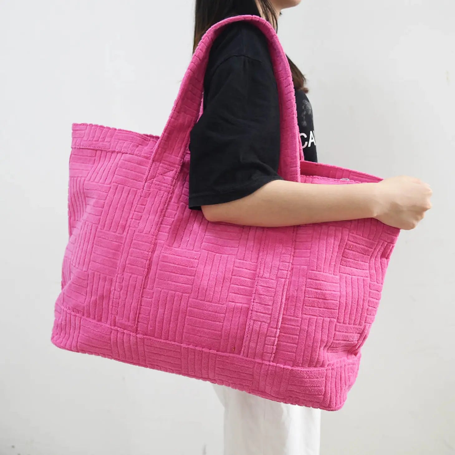 Pink Terry Tote