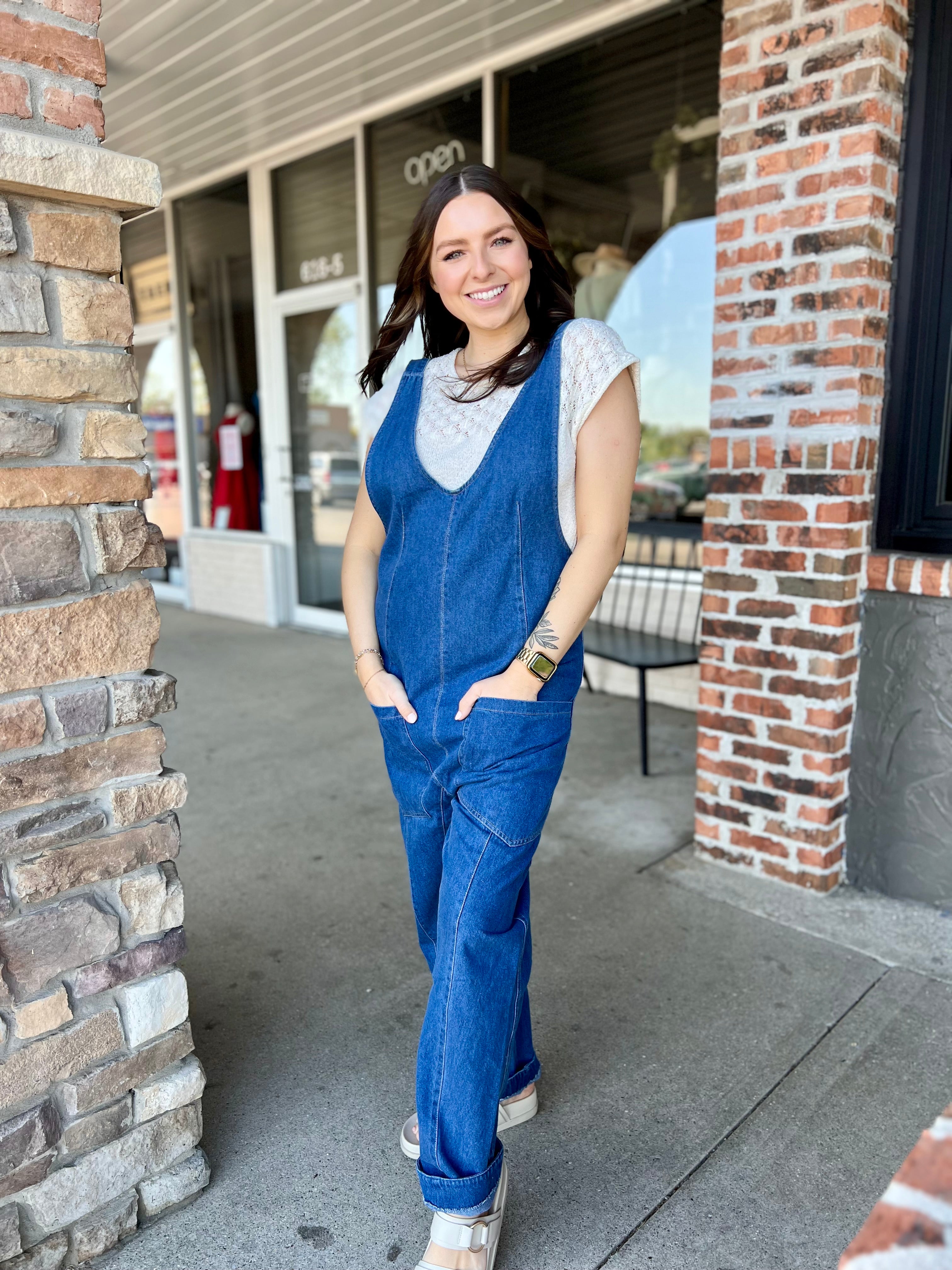 Denim Jumpsuit - FINAL SALE