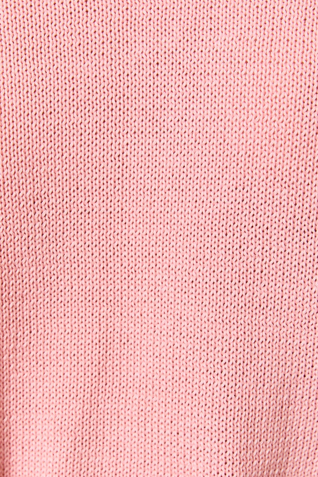 Pink Pleat Detail Sweater