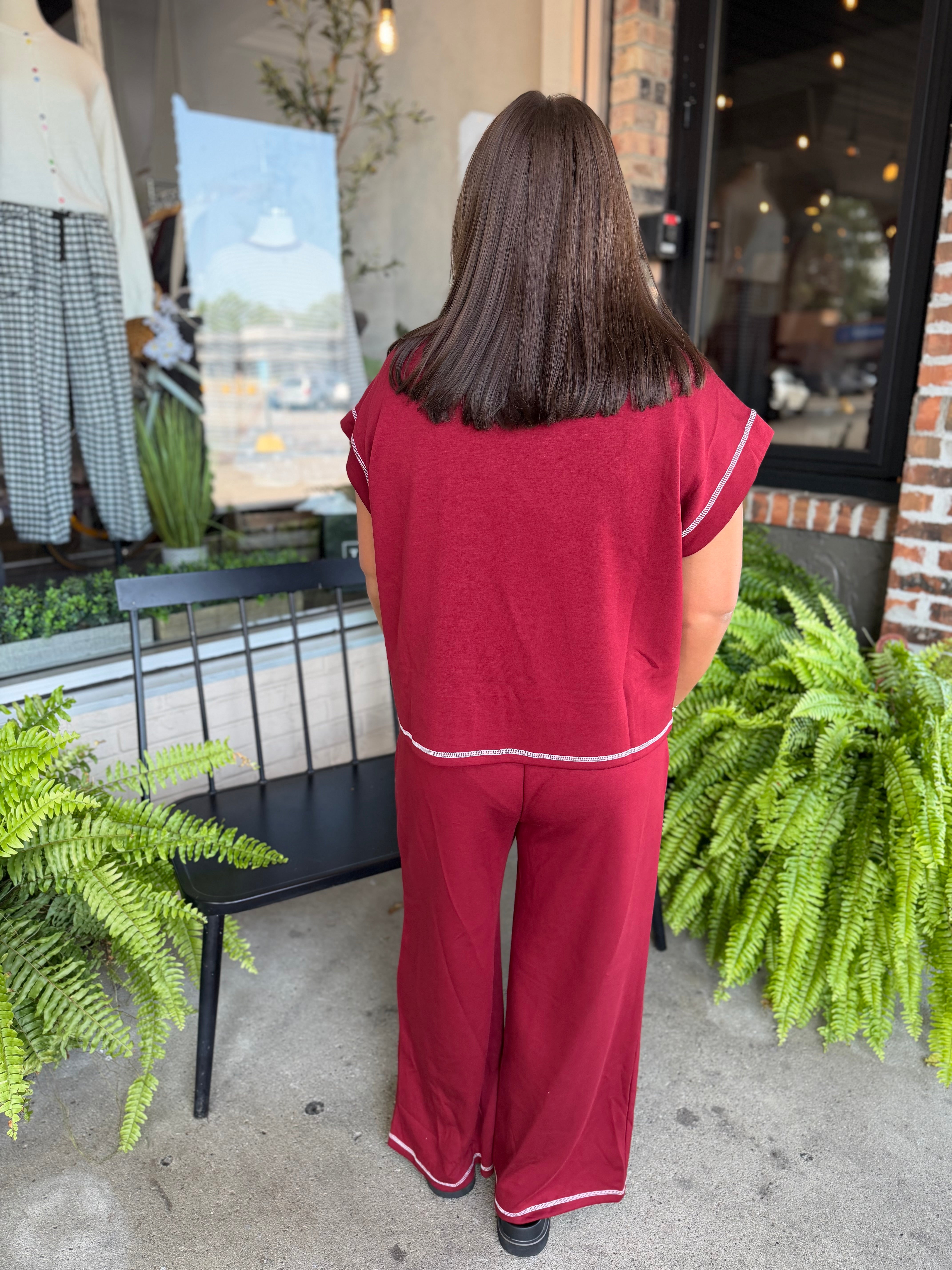 Maroon Scuba Lounge Pants