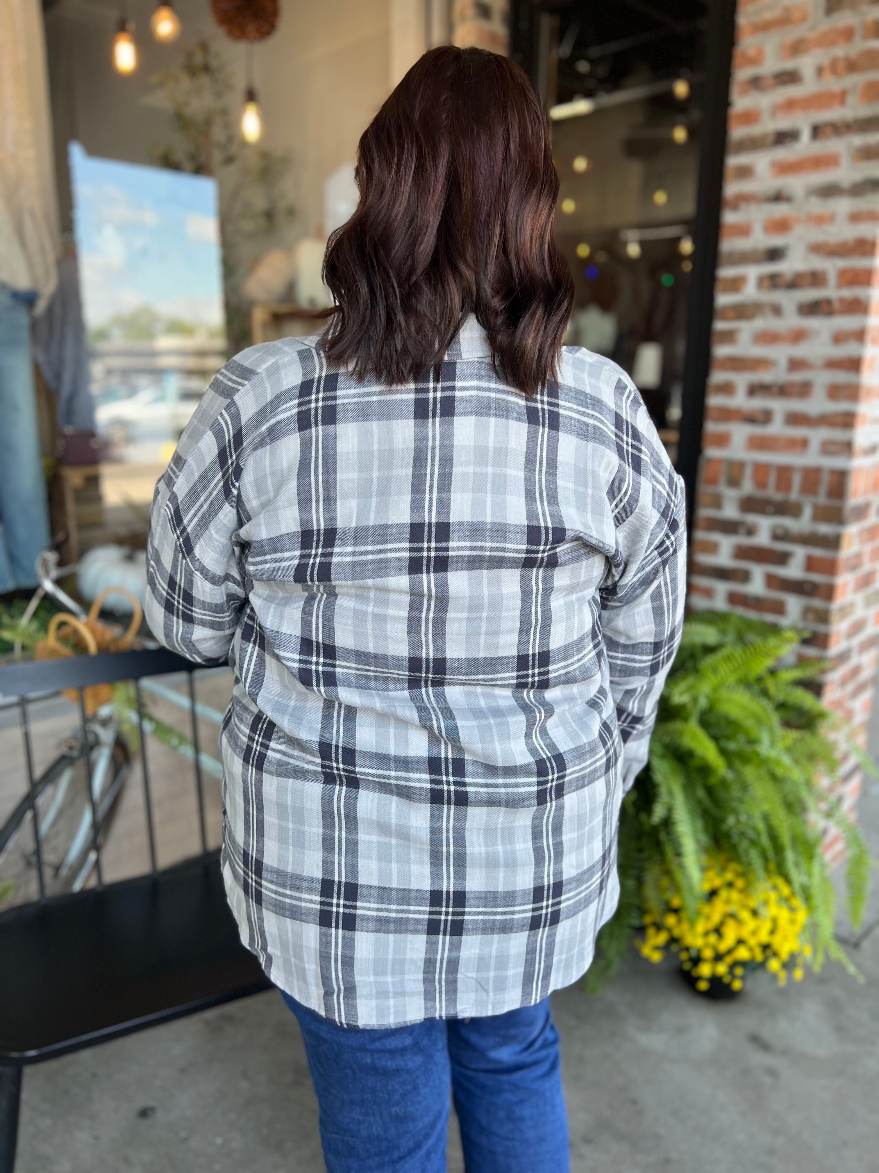 Plus Navy Flannel