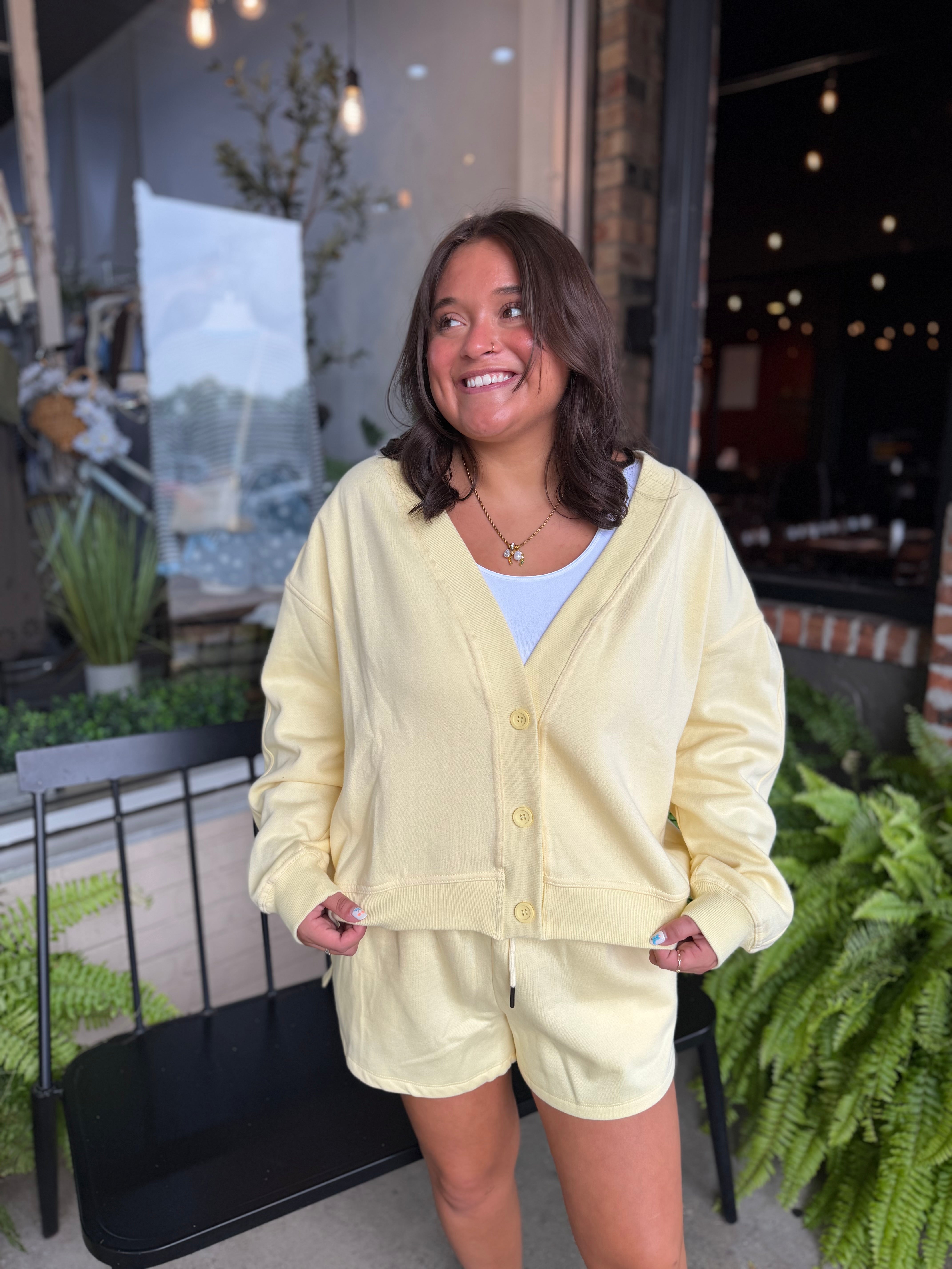 Yellow Cardigan