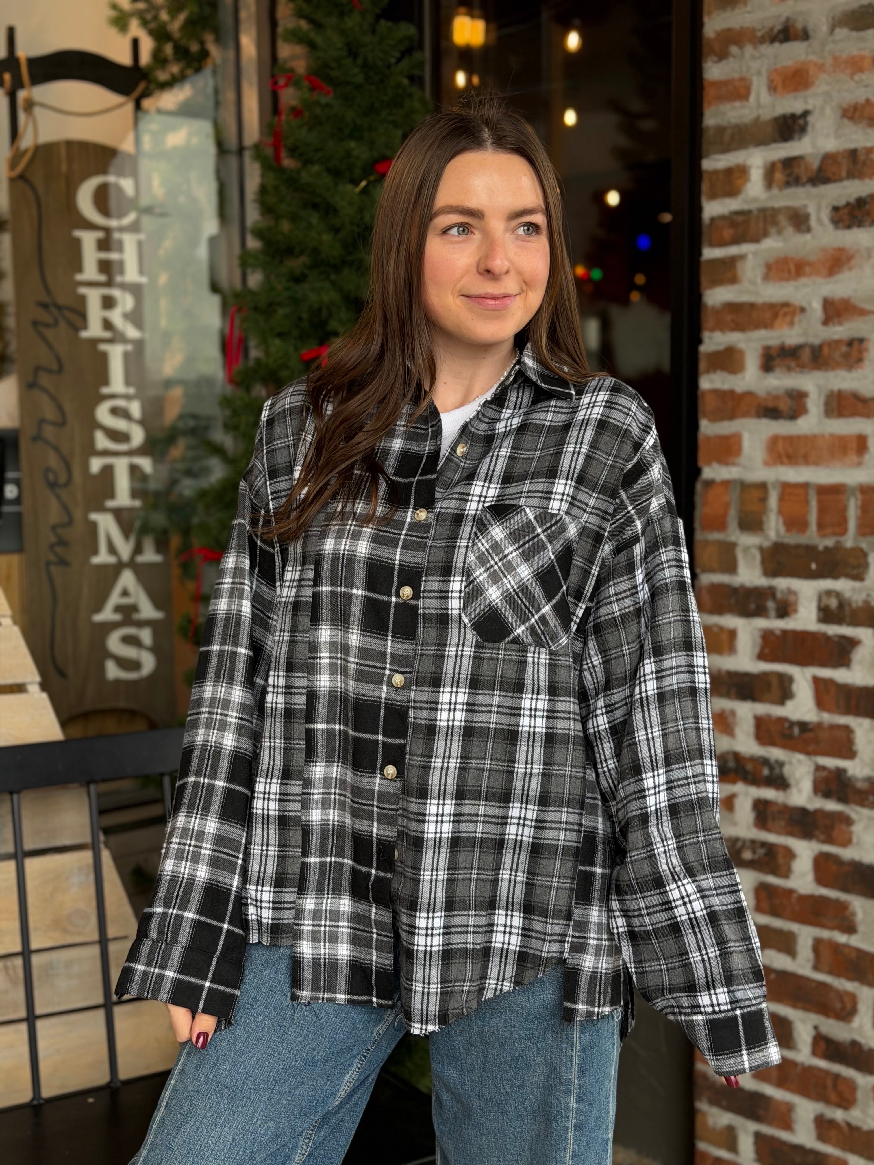 Black Flannel Shirt