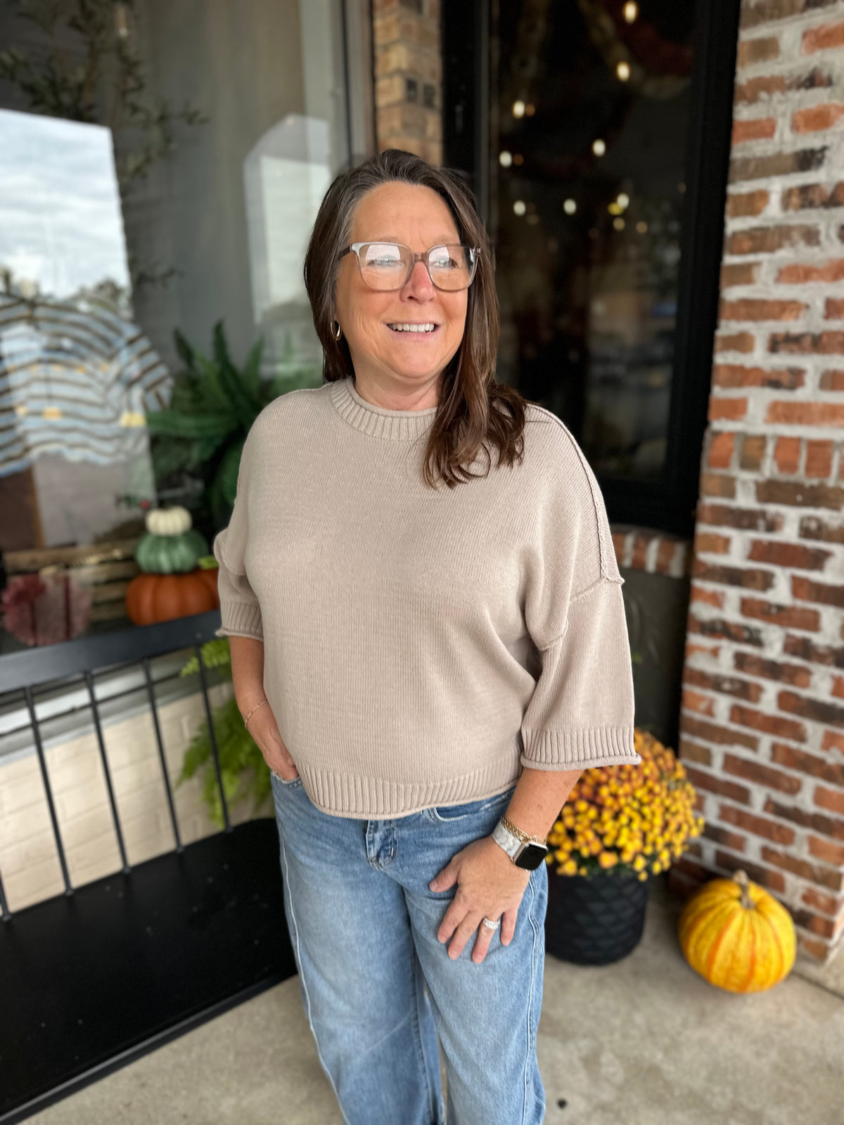 Steel Exposed Seam Pullover