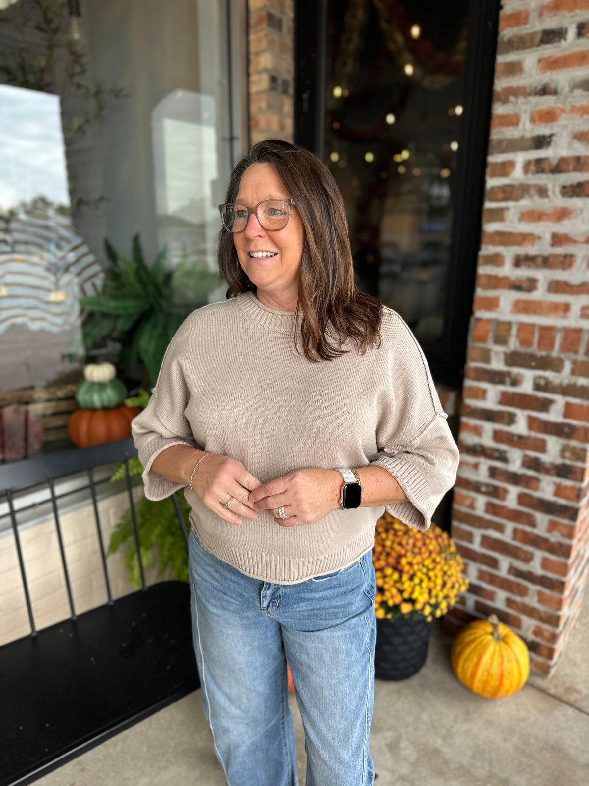 Steel Exposed Seam Pullover
