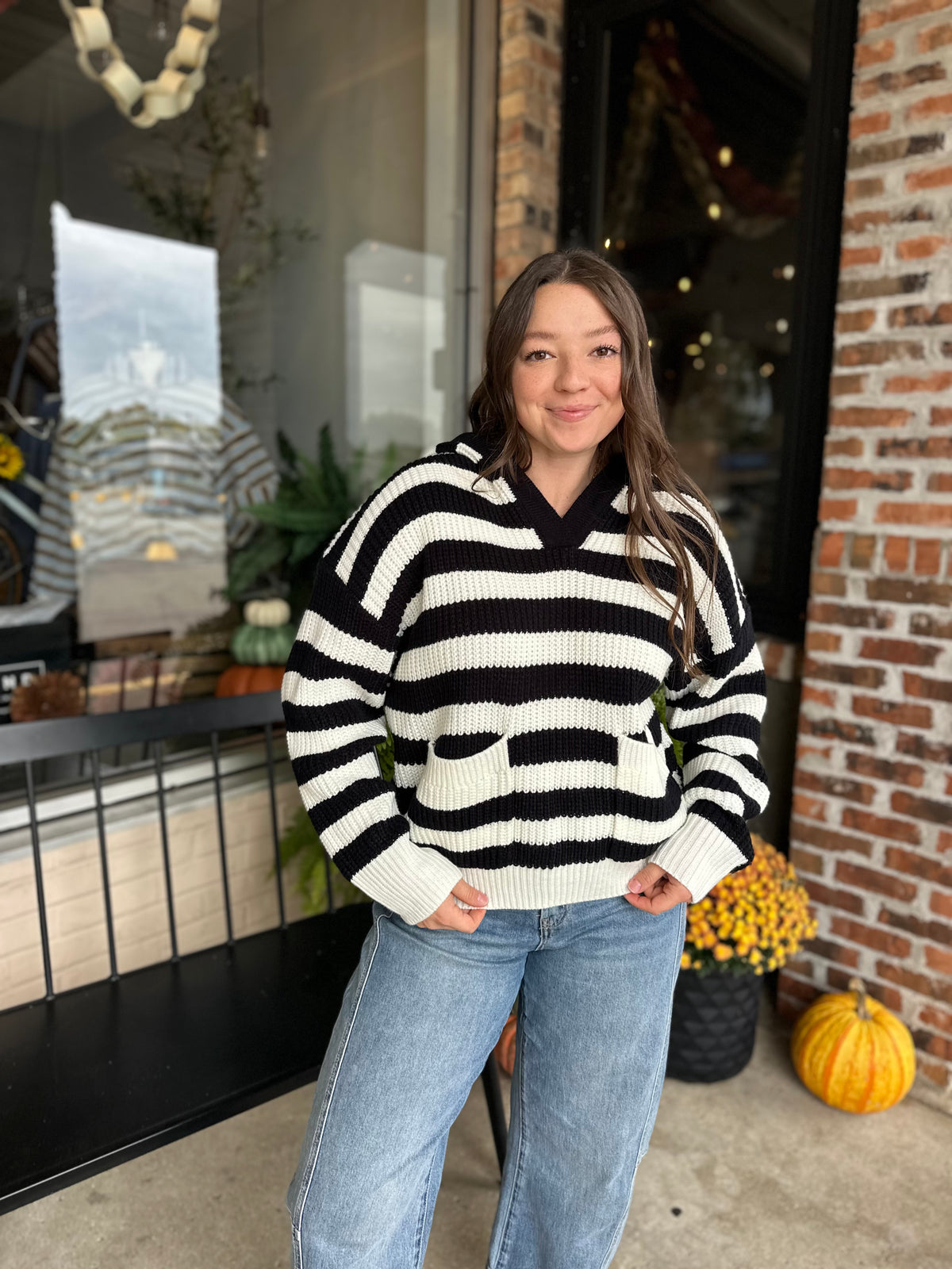 Front Patch Pocket Sweater