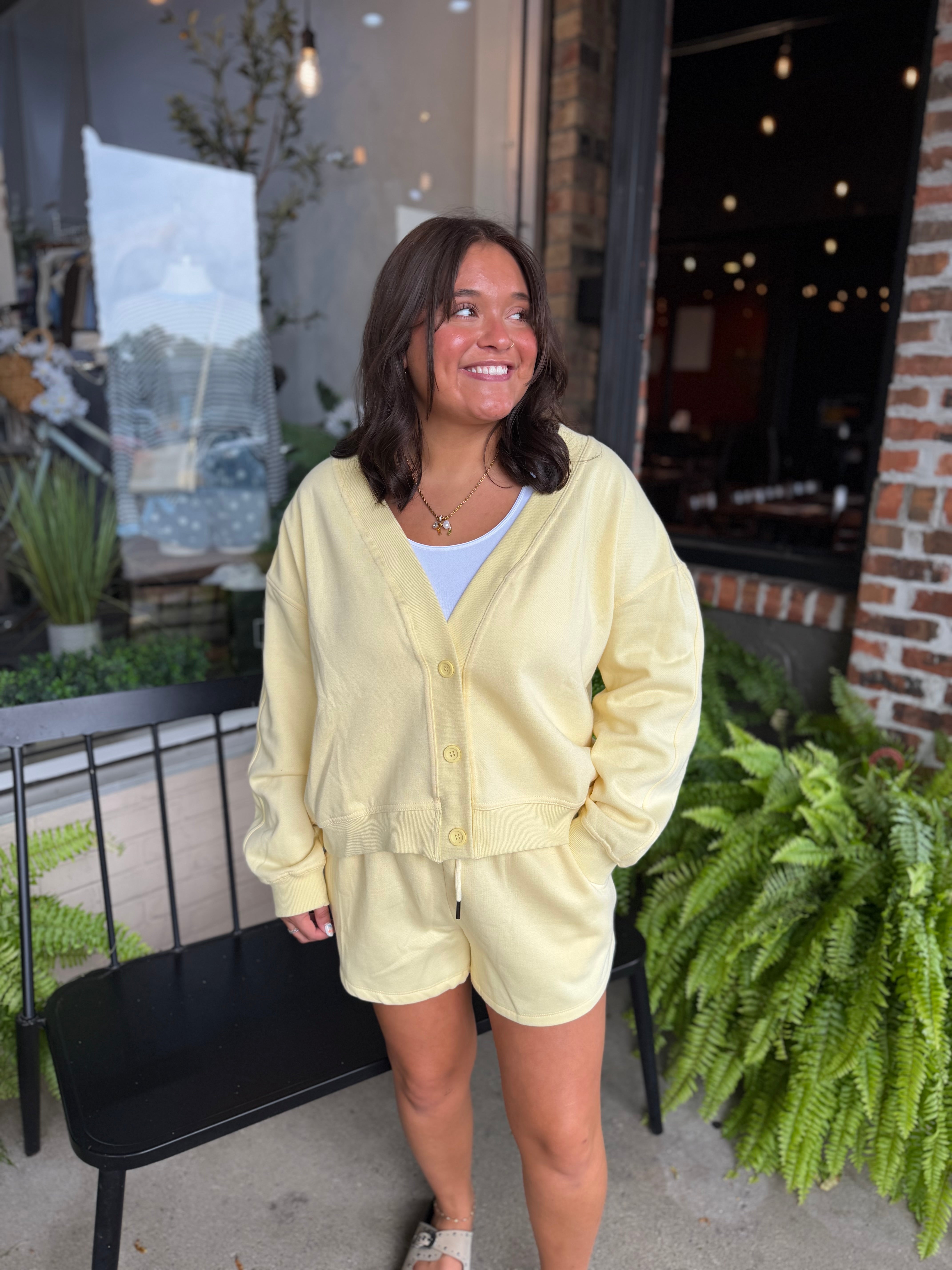 Yellow Cardigan