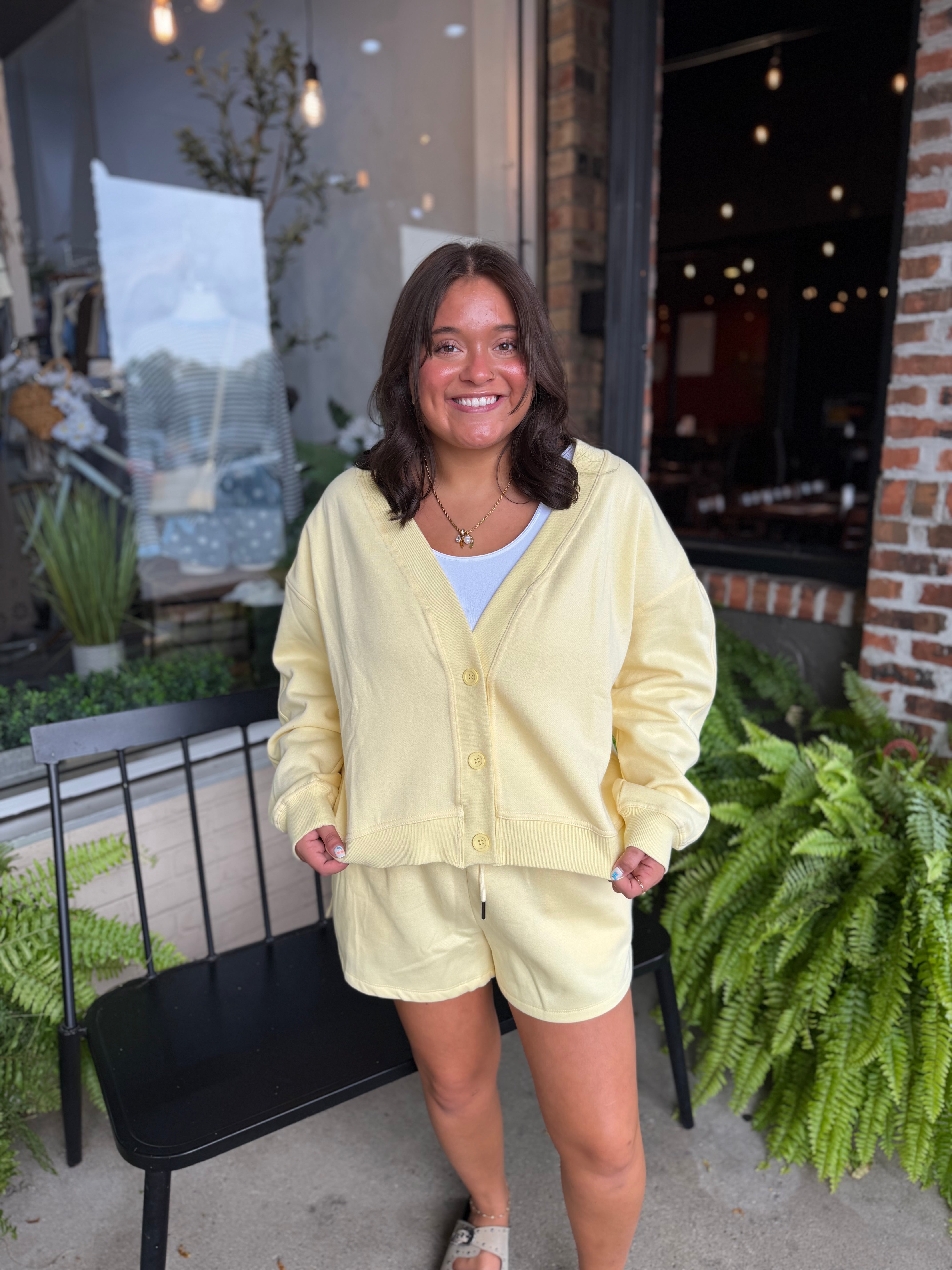 Yellow Cardigan