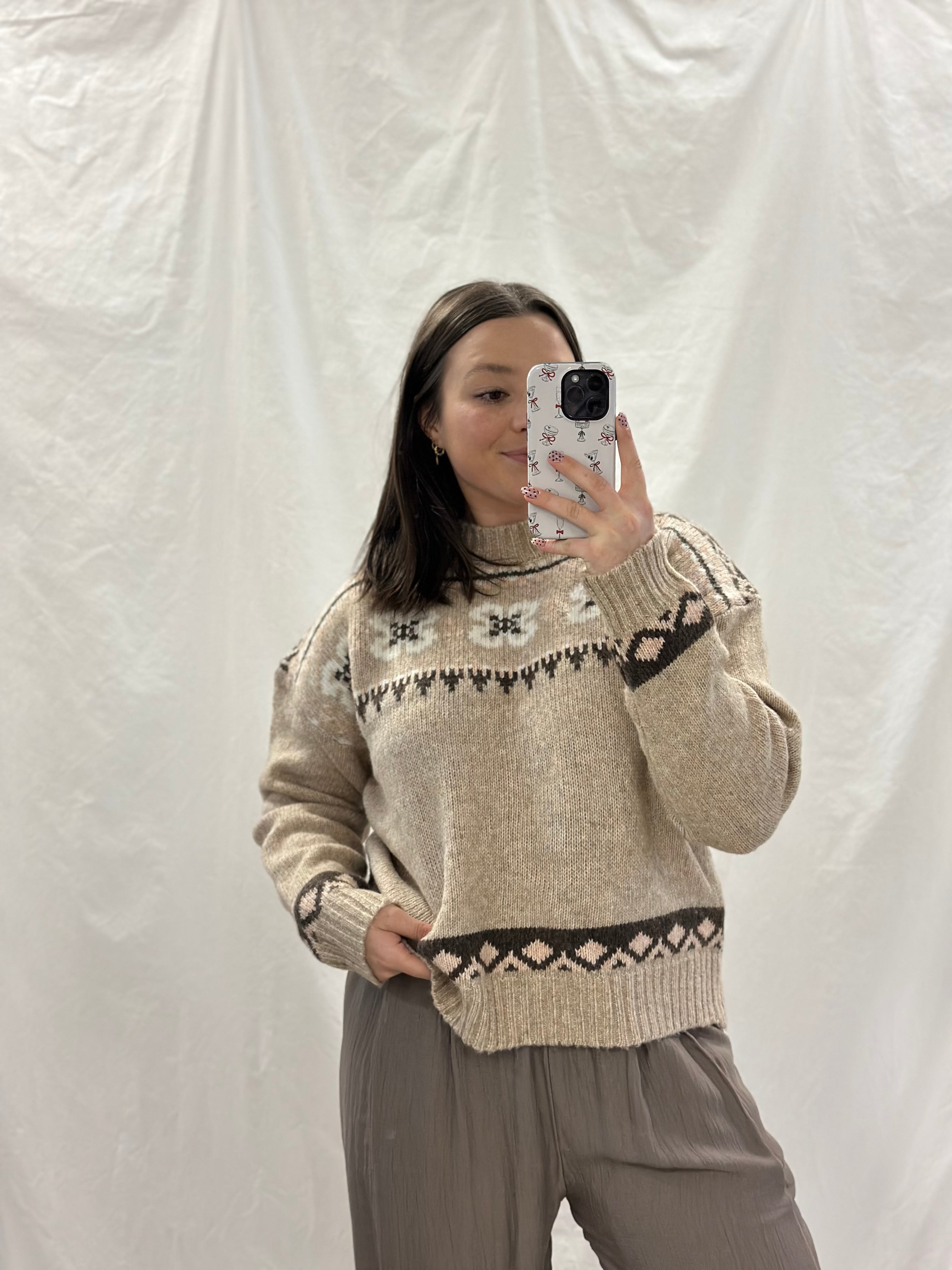 Cashmere Knitted Sweater - FINAL SALE