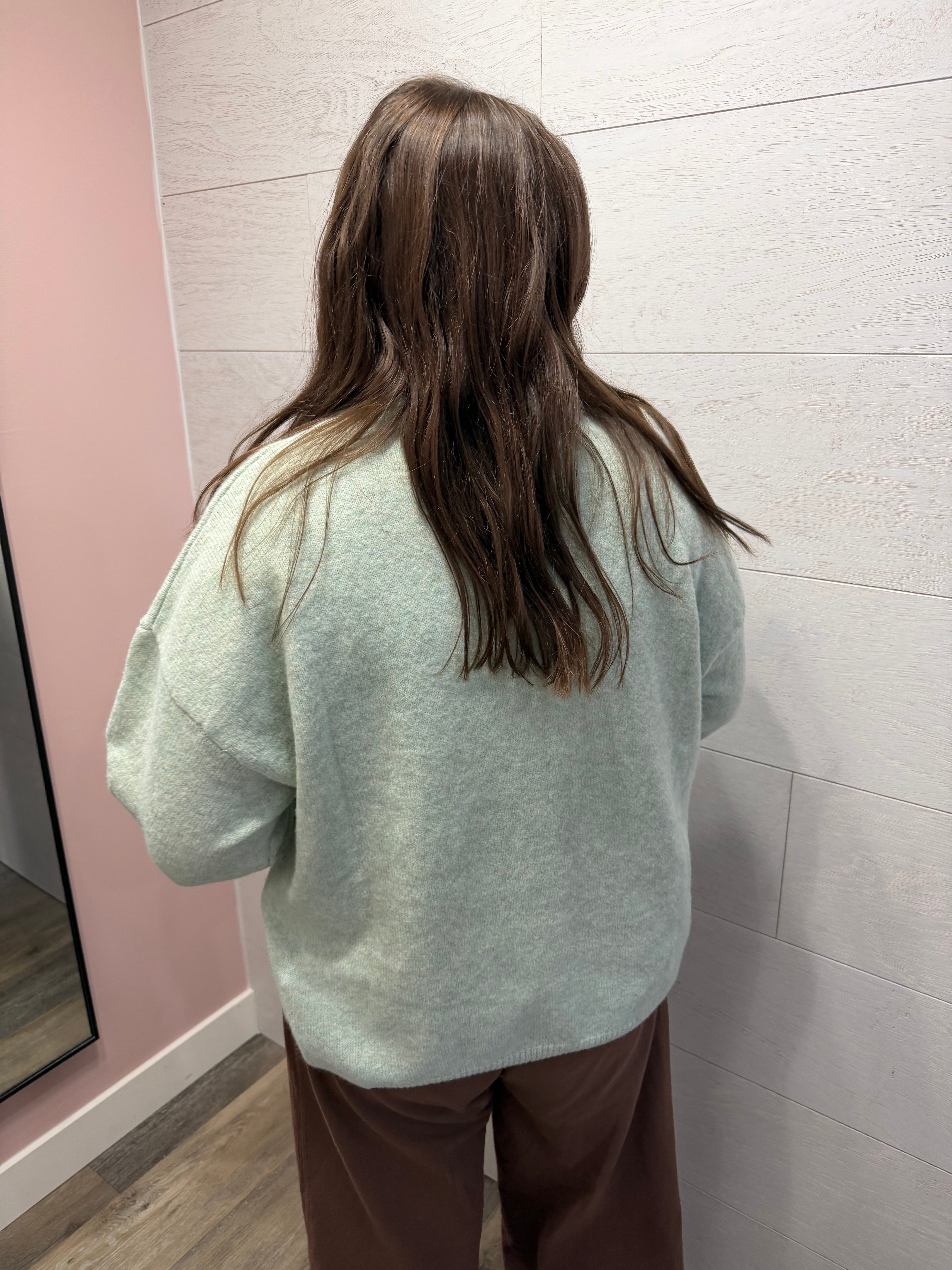 Mint Sweater Cardigan