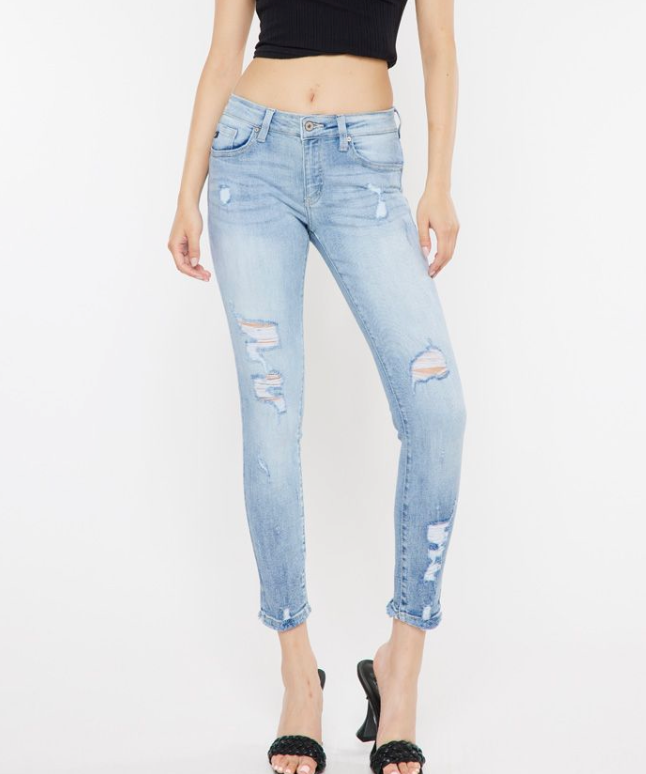 Mid Rise Ankle Skinny - FINAL SALE