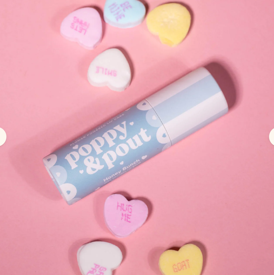 Valentine's Day Poppy & Pout Lip Balms