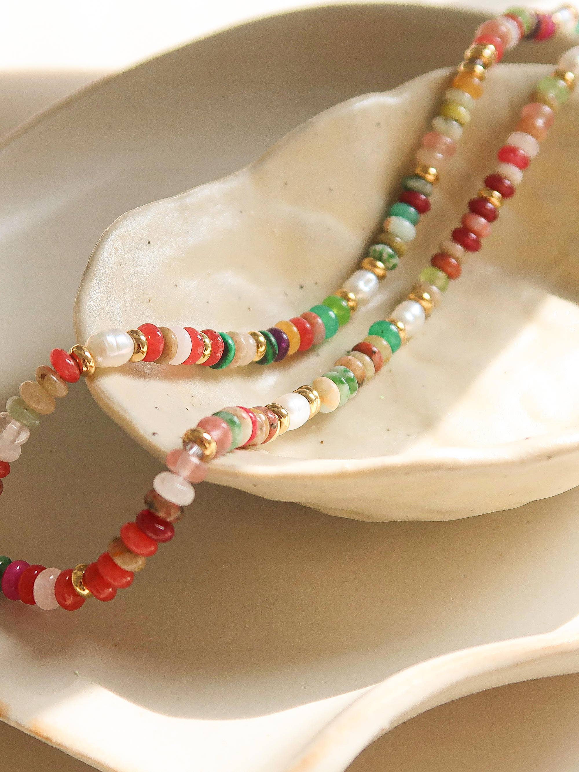 Sunny Non-Tarnish Beaded Necklace