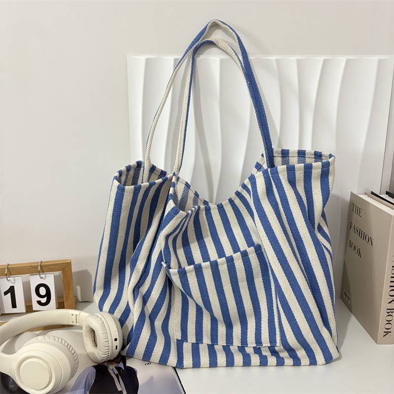 Red Stripe Tote Bag