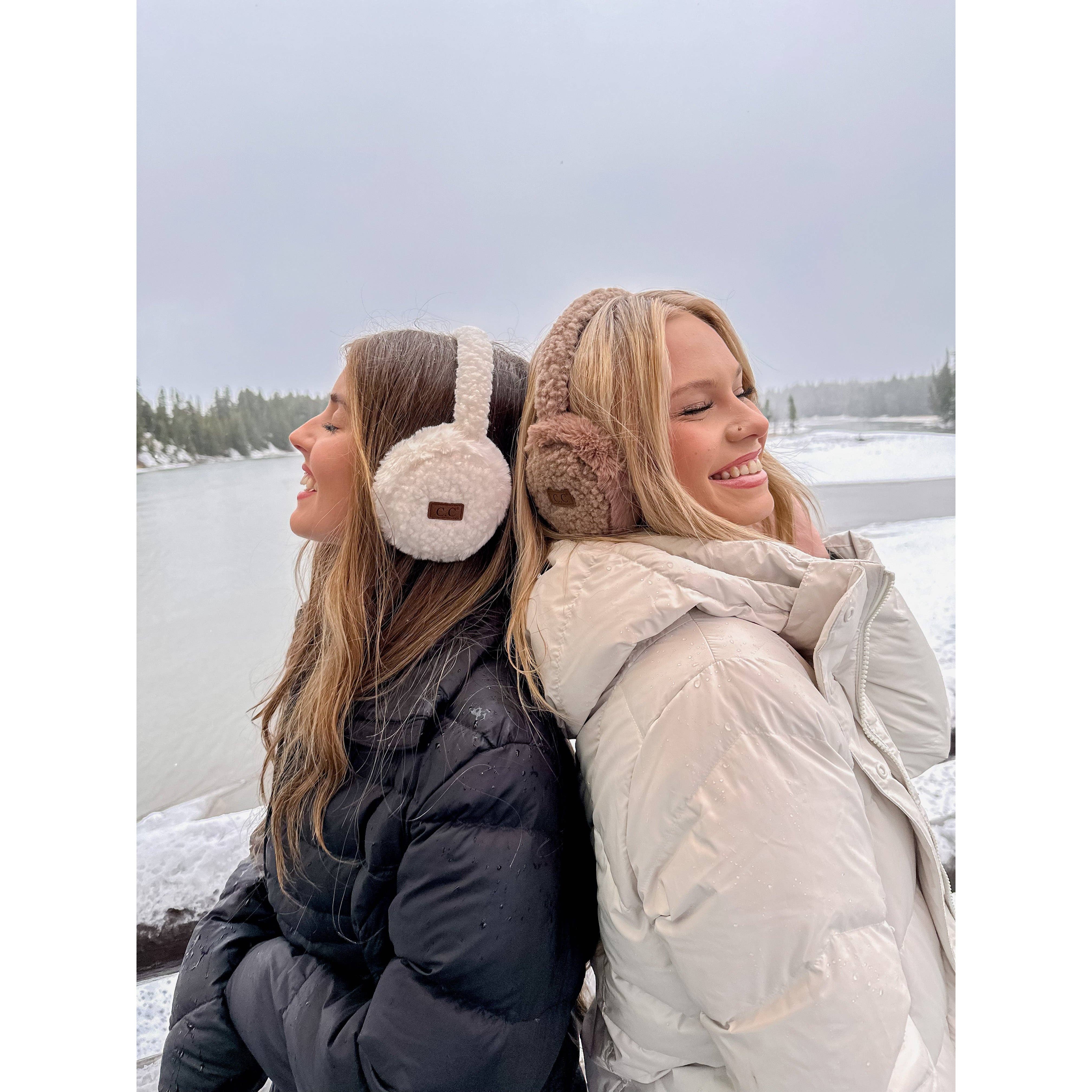 Ivory Sherpa Earmuff