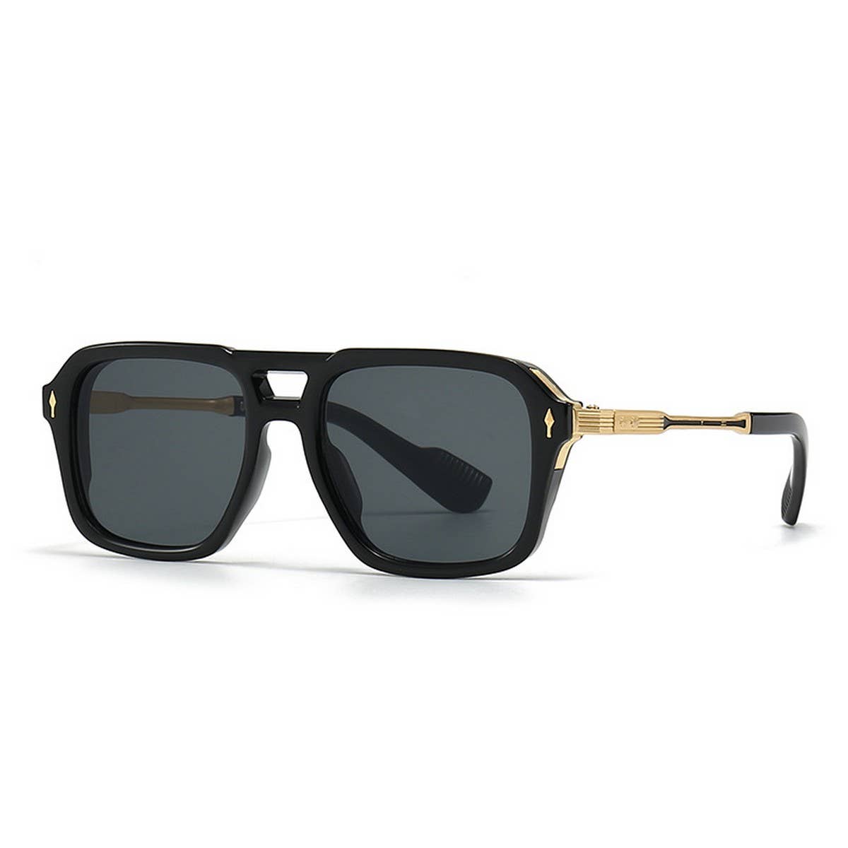 Grey Double Beam Sunglasses