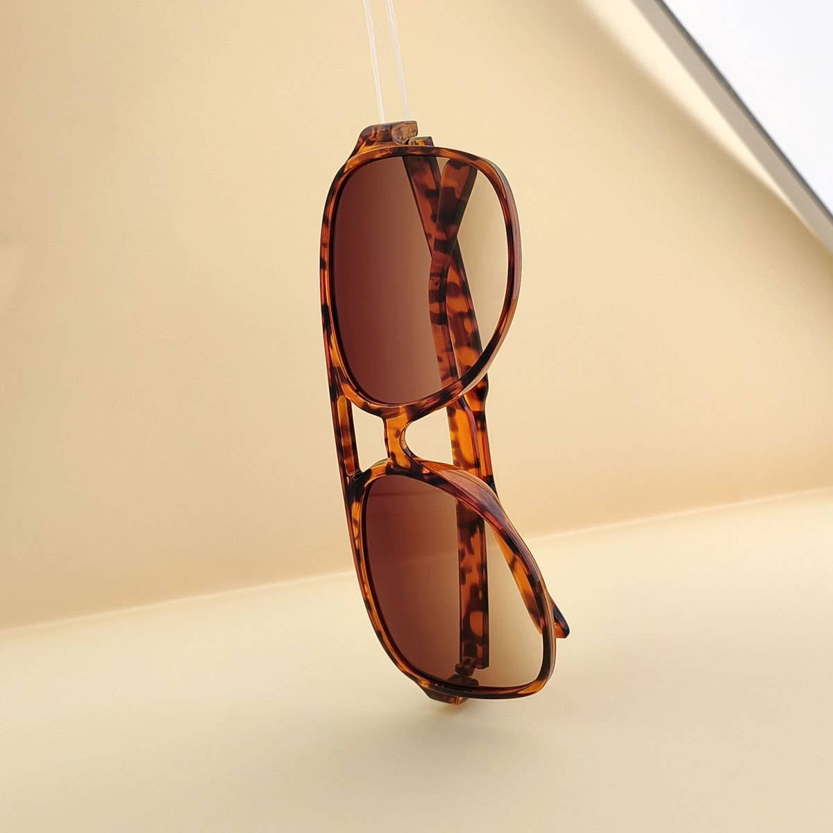 Leopard Aviator Sunglasses