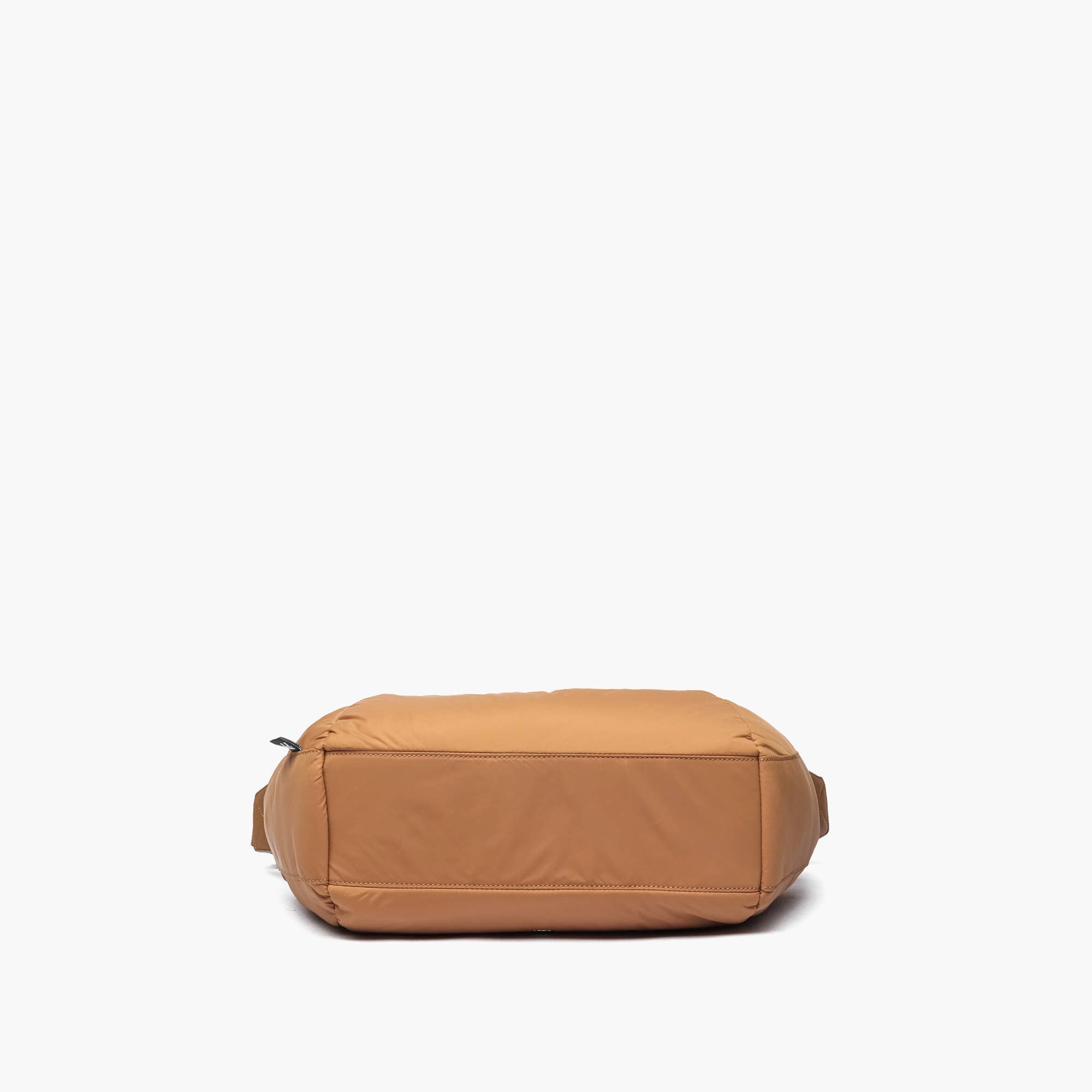 Brown Puffer Sling Crossbody Bag