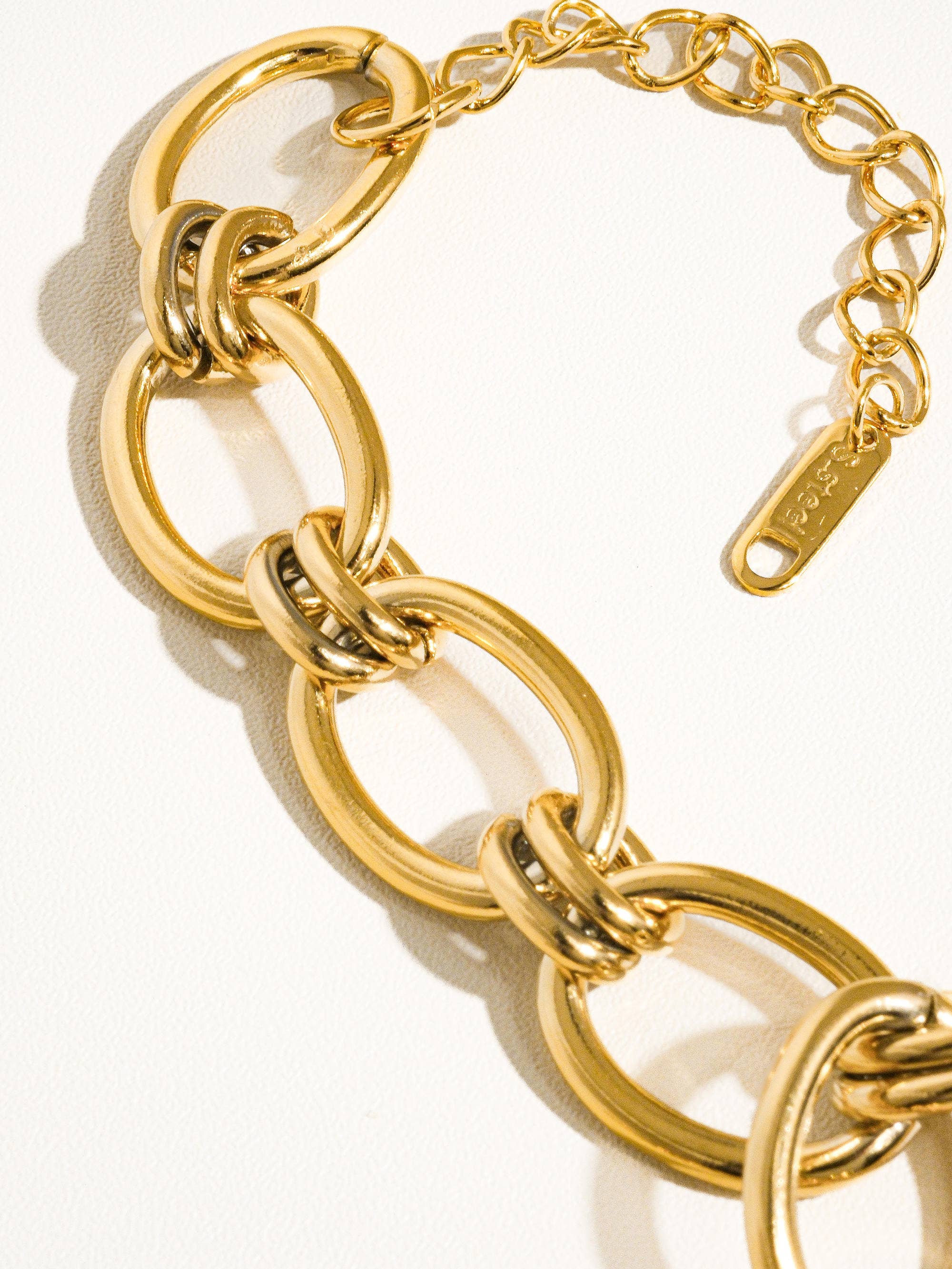 18K Gold Non-Tarnish Bold Chain Bracelet