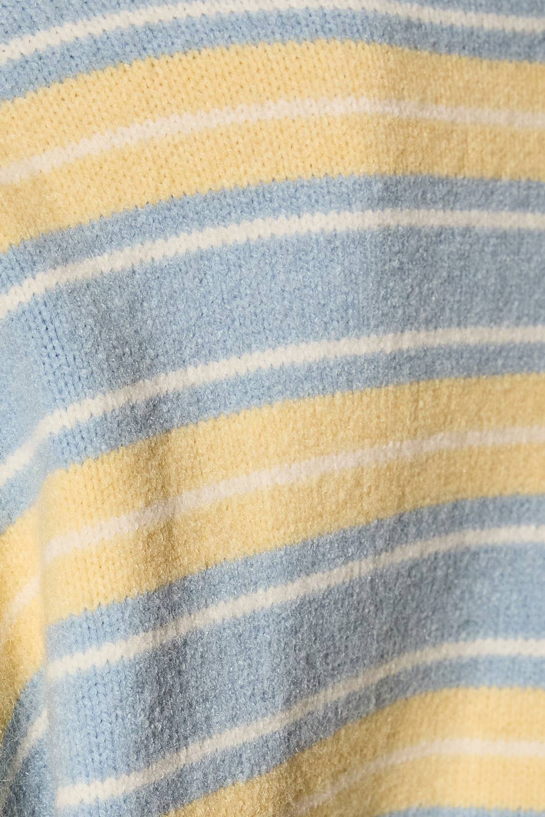 Blue Yellow Striped Sweater Cardi
